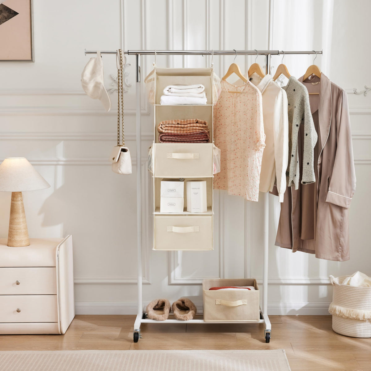 5 Tier Shelf Hanging Closet Organizer
