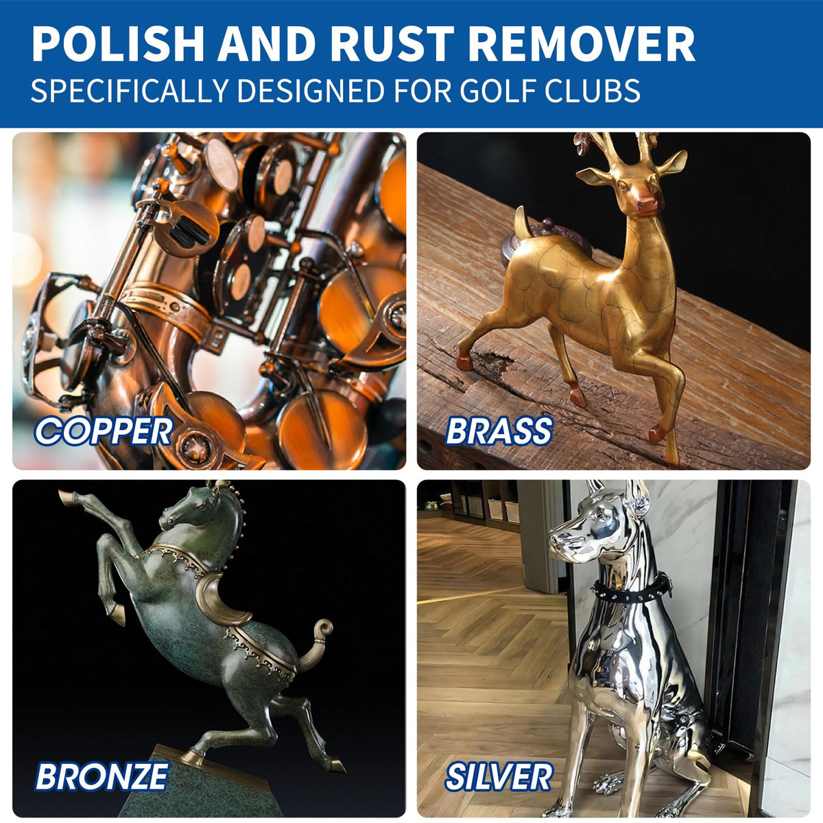Brass Polish Copper Cream Cleaner Kit (16.22 Fl Oz)