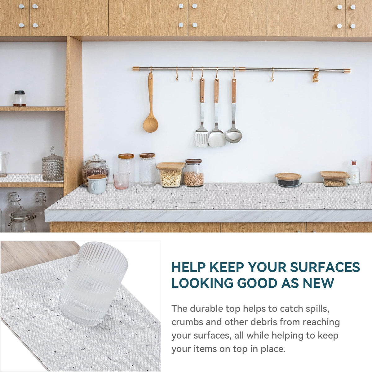 12 x 120 Inch Shelf Liner Non Adhesive Drawer Liner