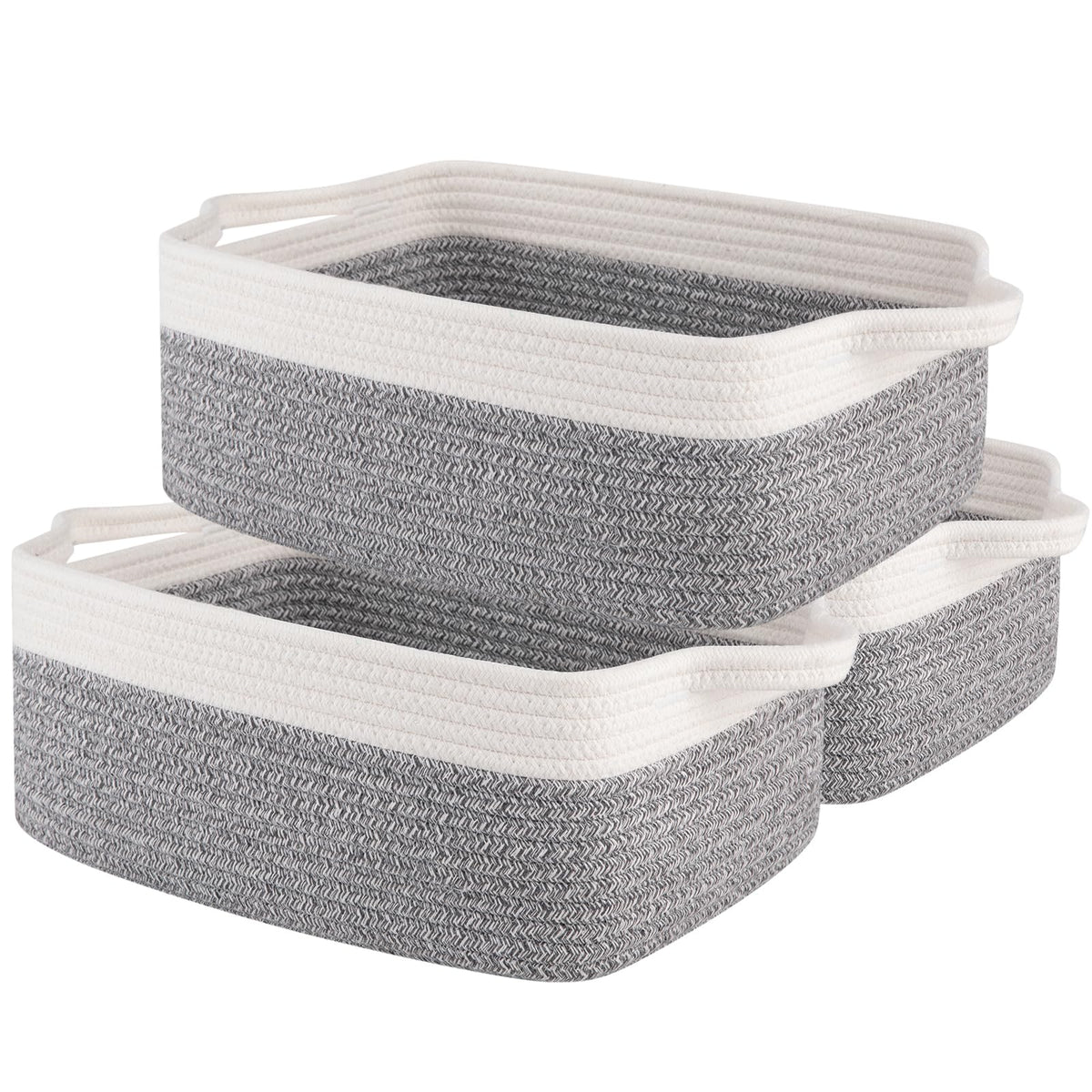 3 Pack Storage Baskets for Organizing