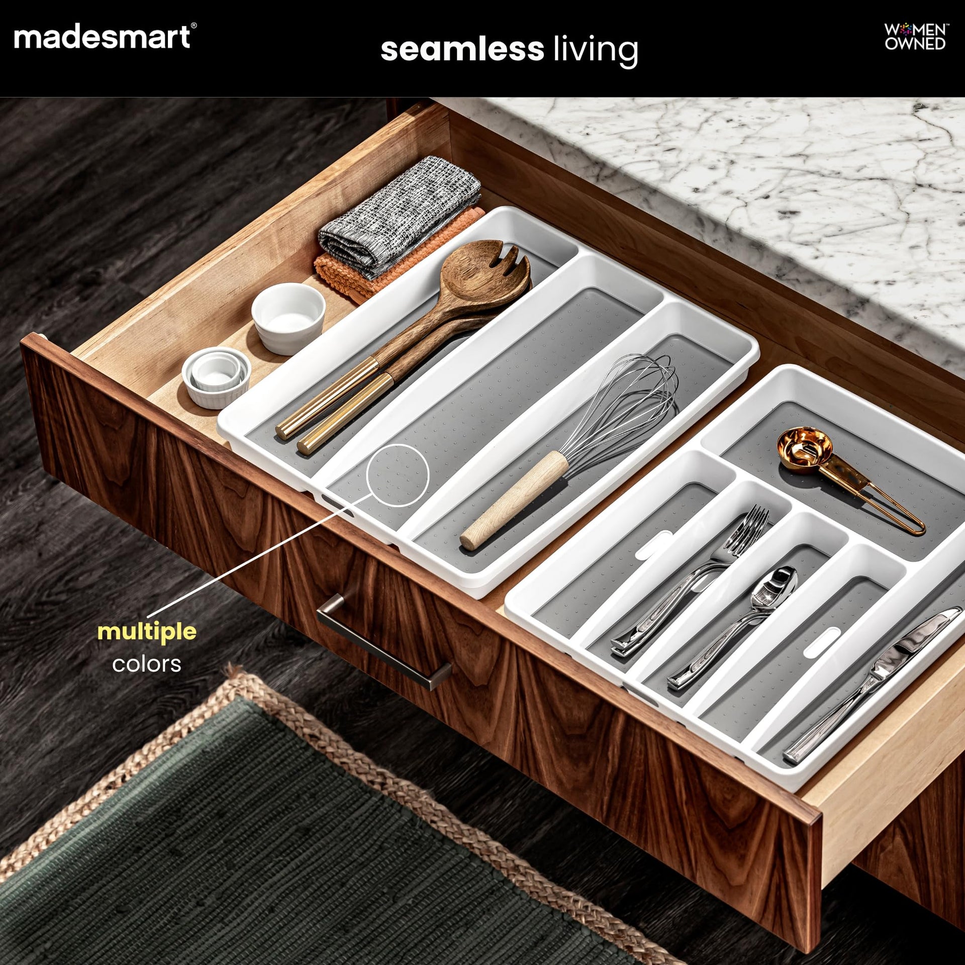 Classic 3 Compartment Utensil Tray