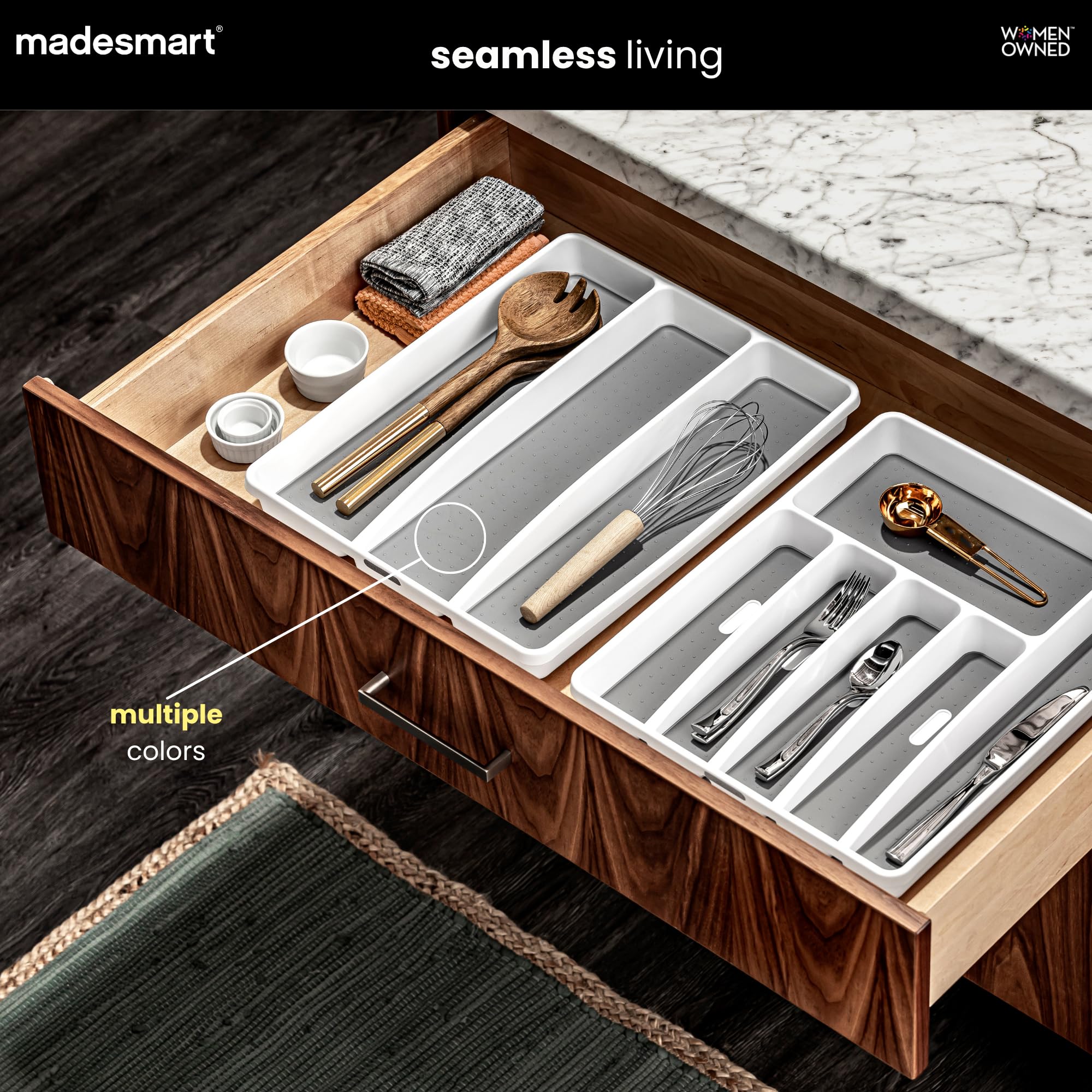 Classic 3 Compartment Utensil Tray