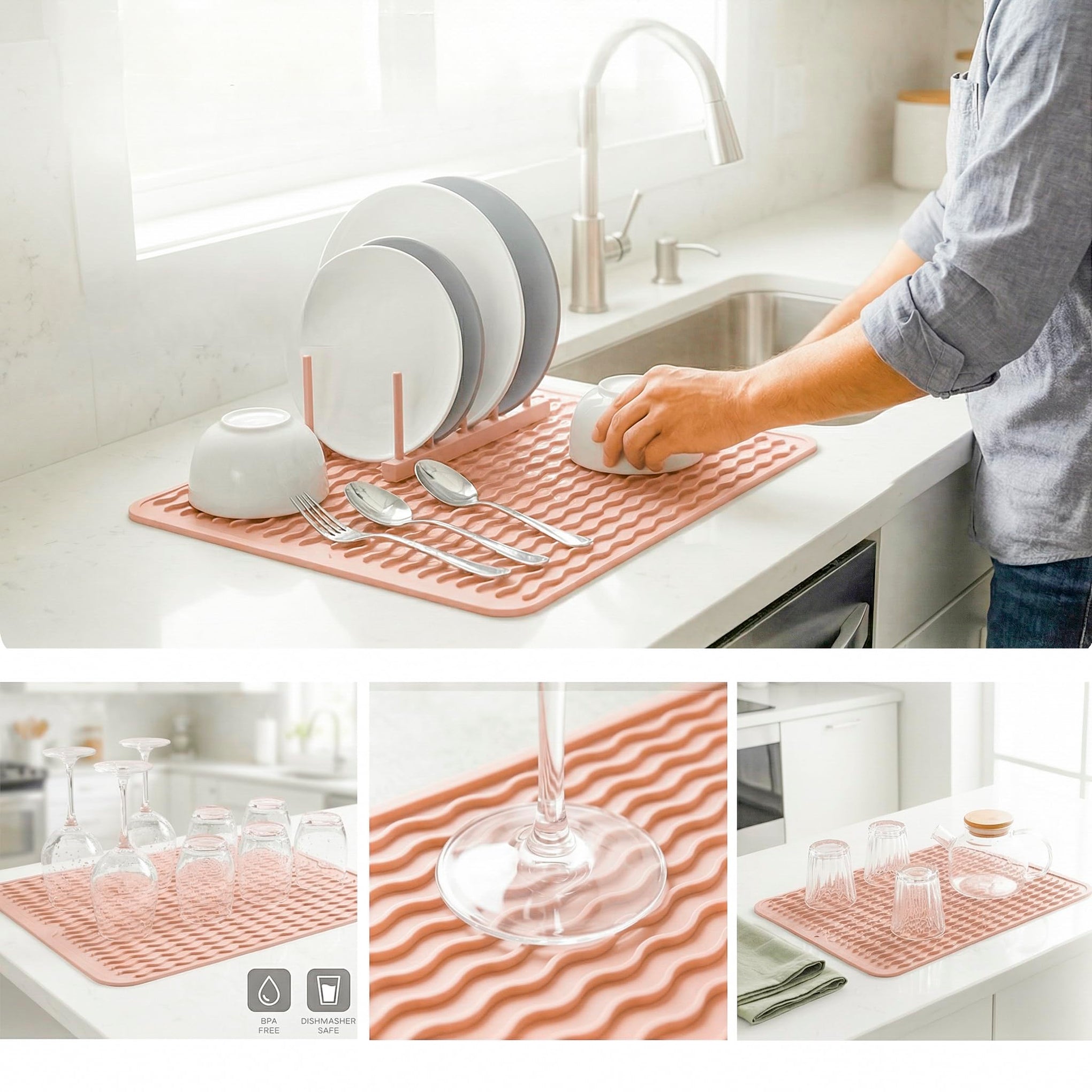 Silicone Dish Drying Mat