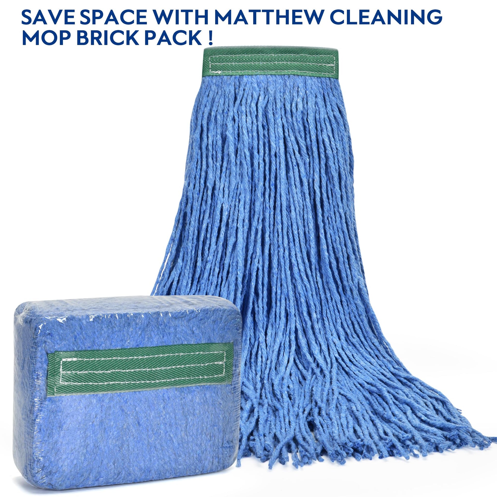 Matthew Cleaning 16oz 3Pack Cotton Floor Mop (3 Count) - ModHome Supplies