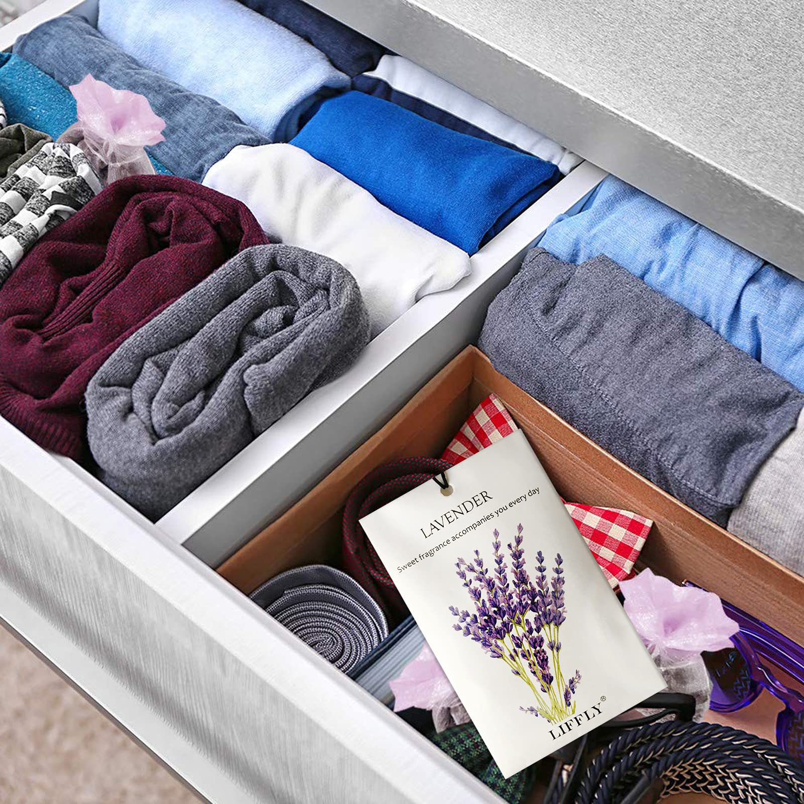 14 Packs Scented Sachets Bags for Drawers and Closets Home Fragrance Gift (14 Count)