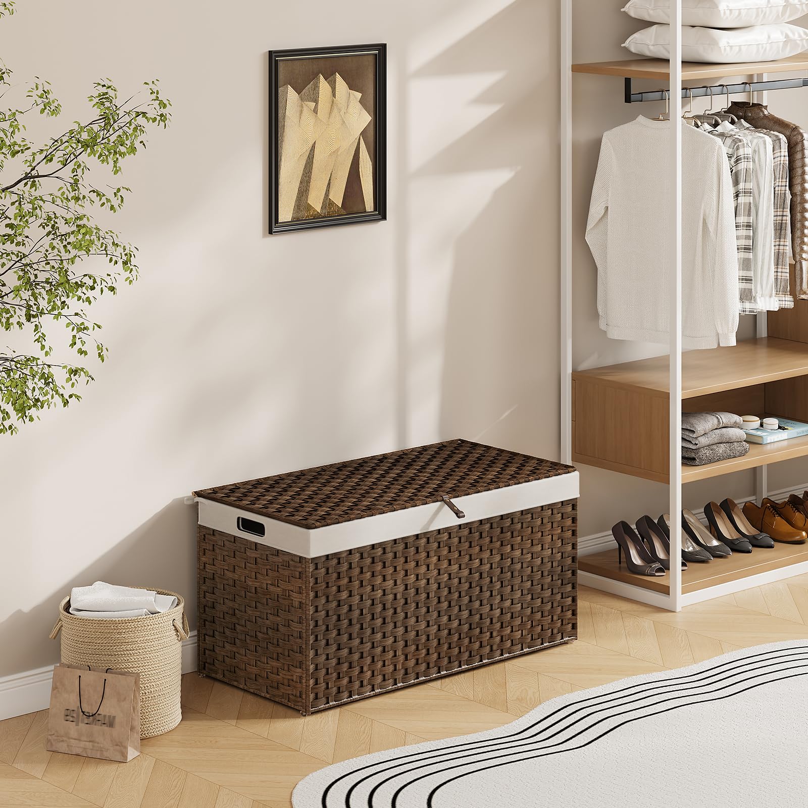 Storage Basket with Lid - ModHome Supplies