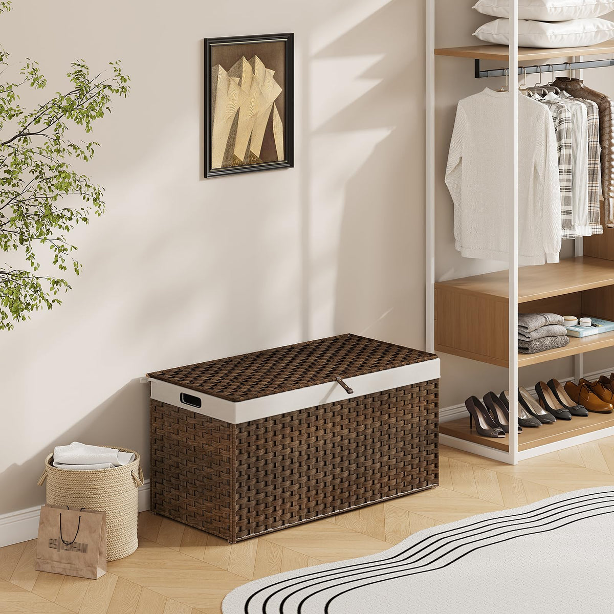 Storage Basket with Lid - ModHome Supplies