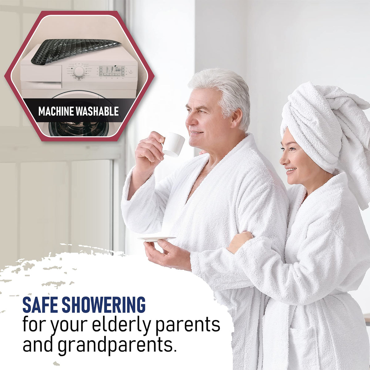 Extra Large Square Non Slip Shower Mat
