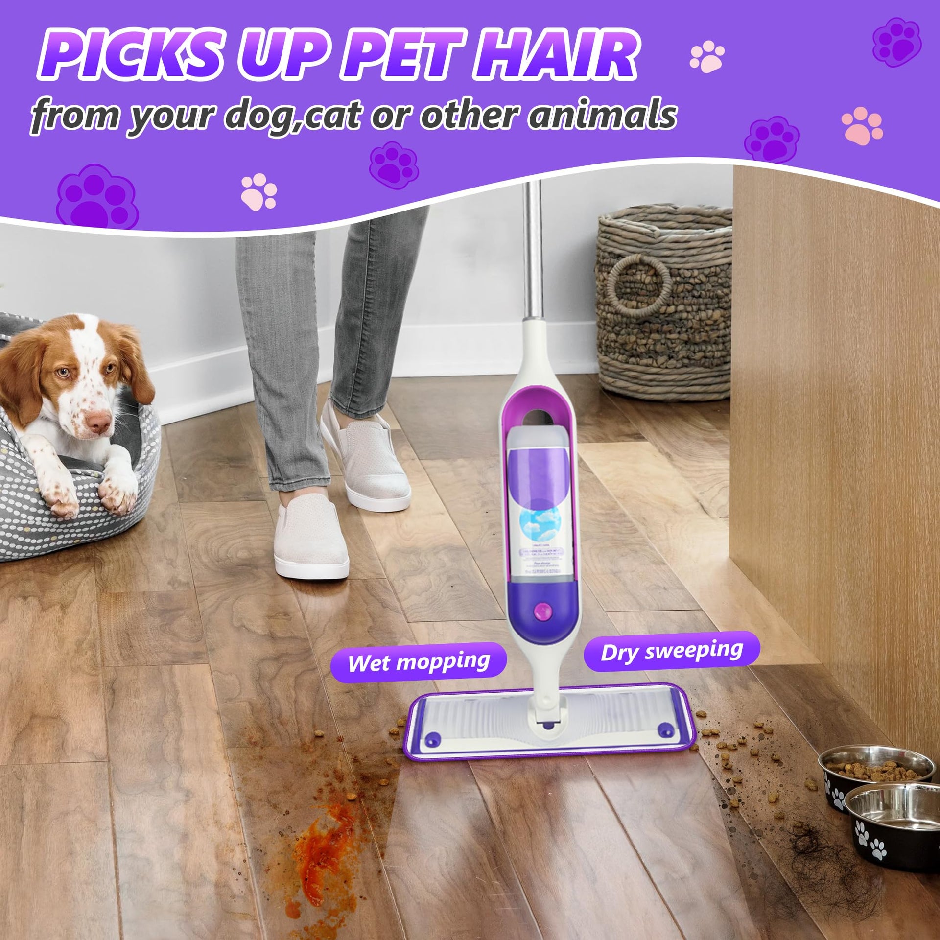6 Pack Microfiber Mop Pads Washable for Swiffer PowerMop