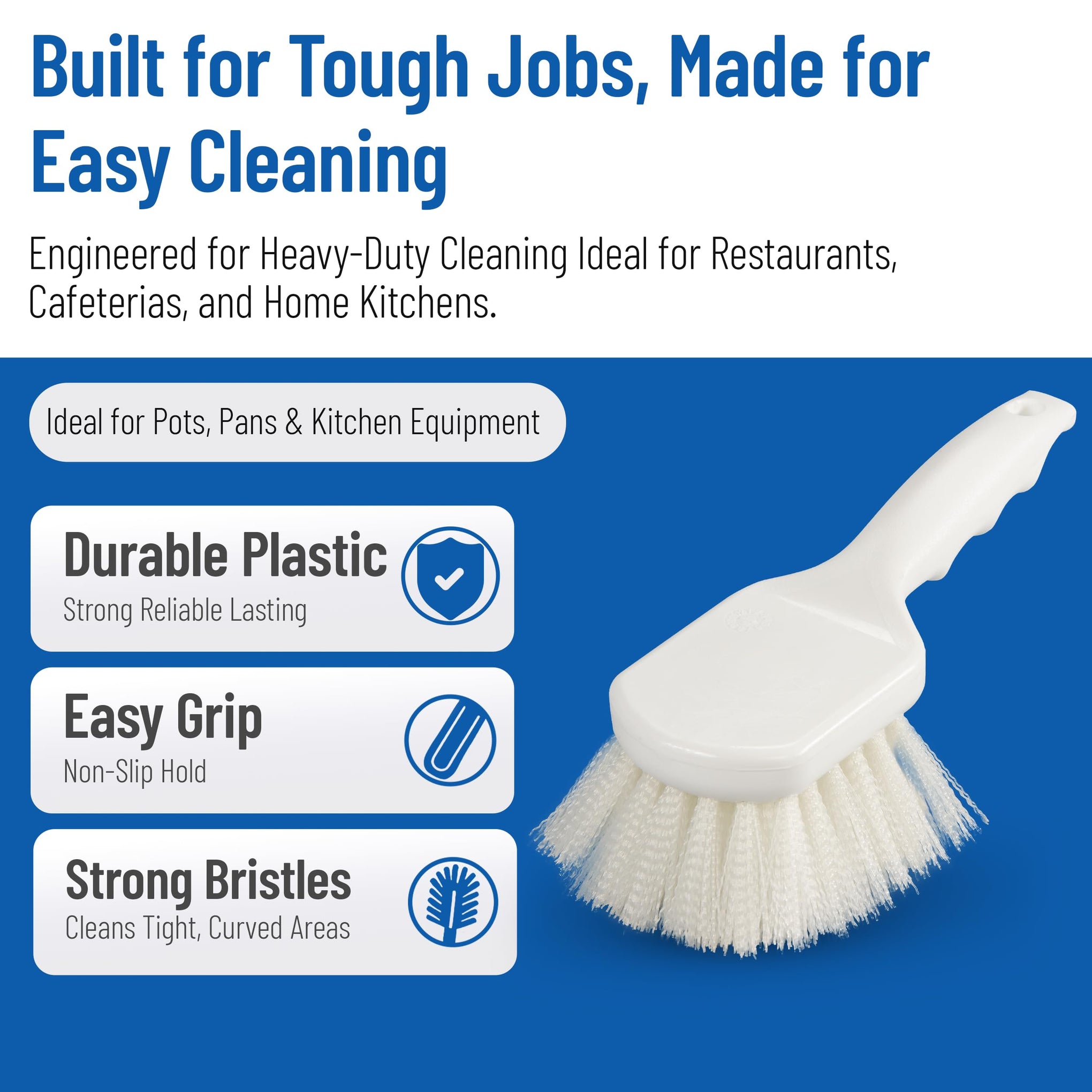 Nylon Utility Scrub Brush (12 Count)