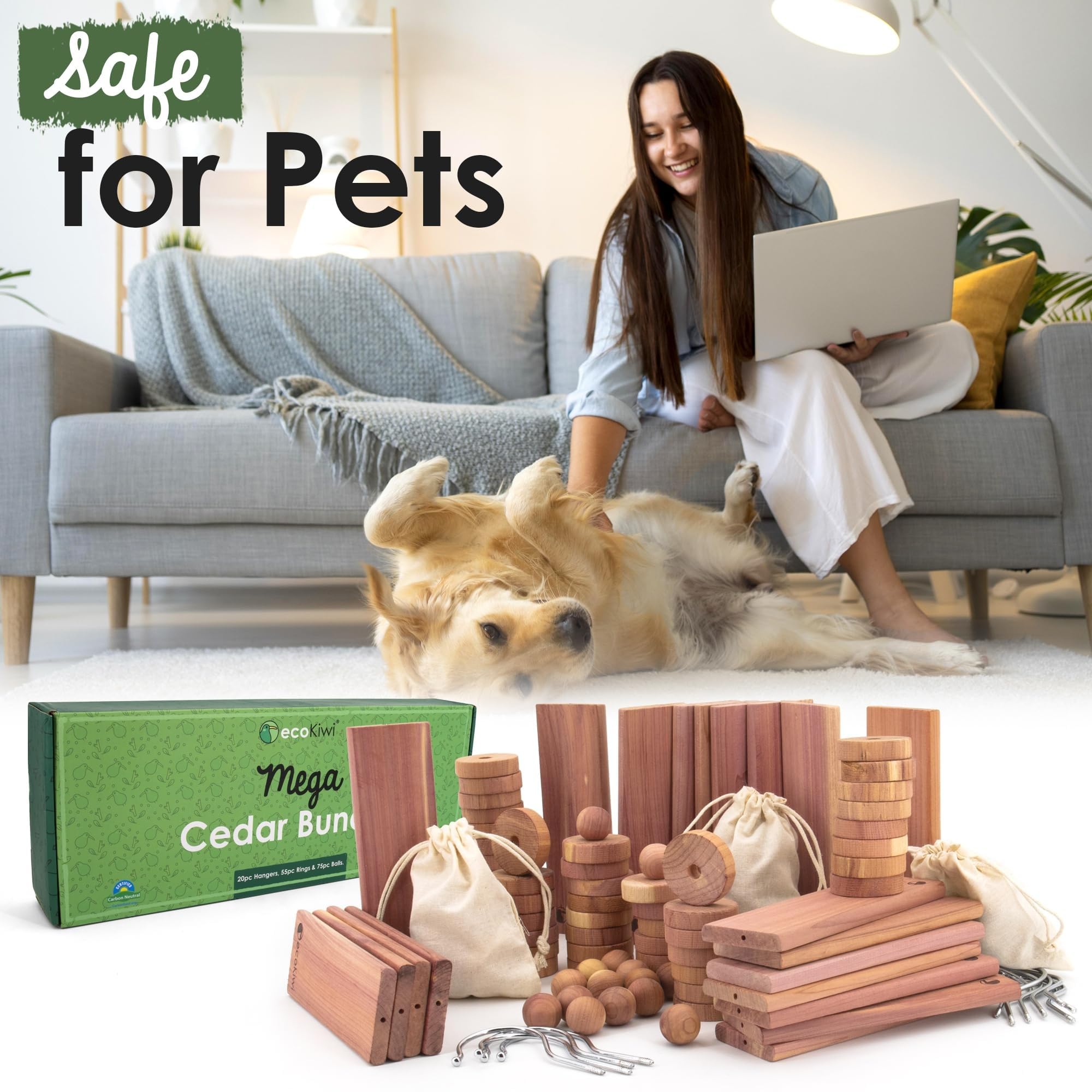 Cedar Bundle for Clothes Storage (150 Count)