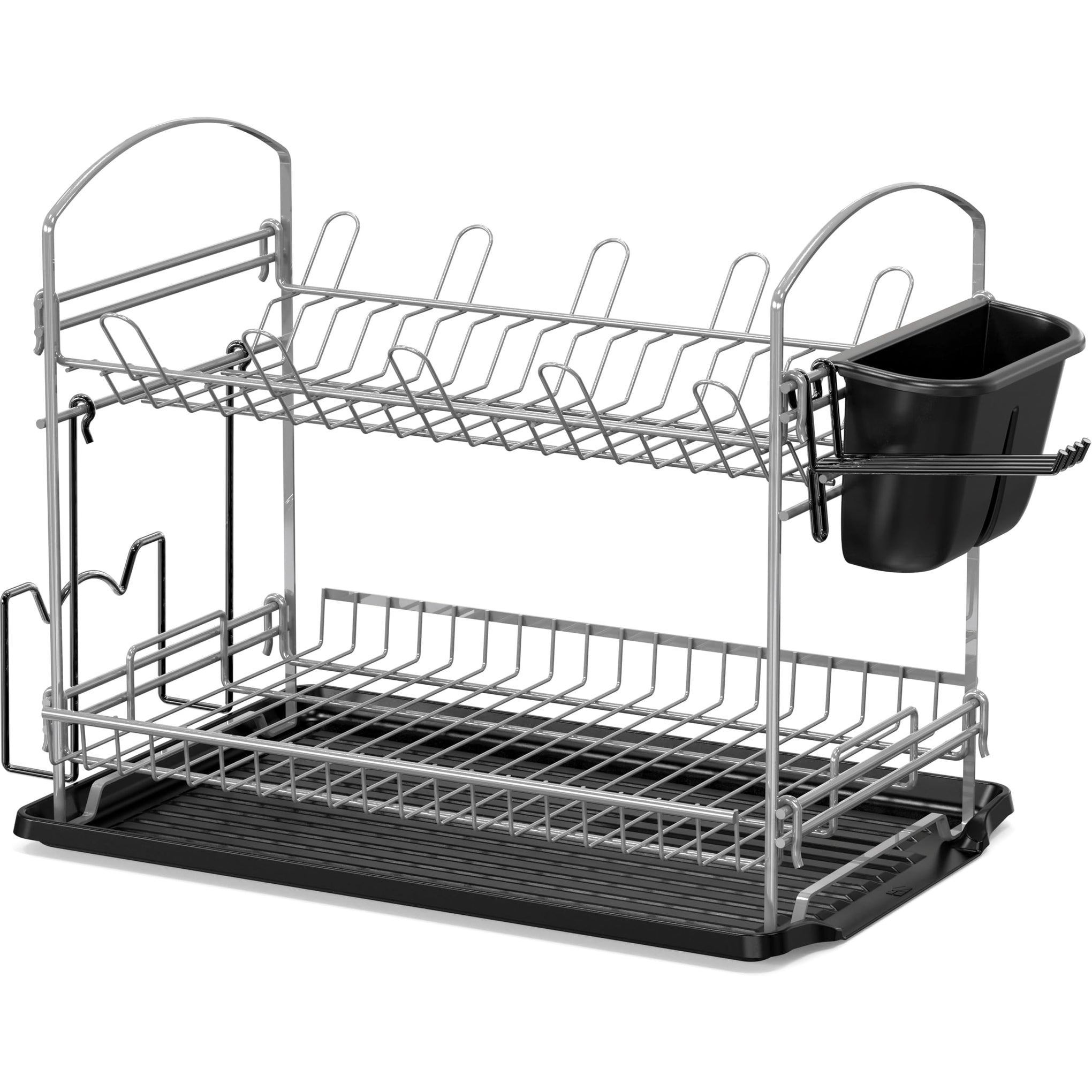 2 Tier Dish Rack with Drainboard