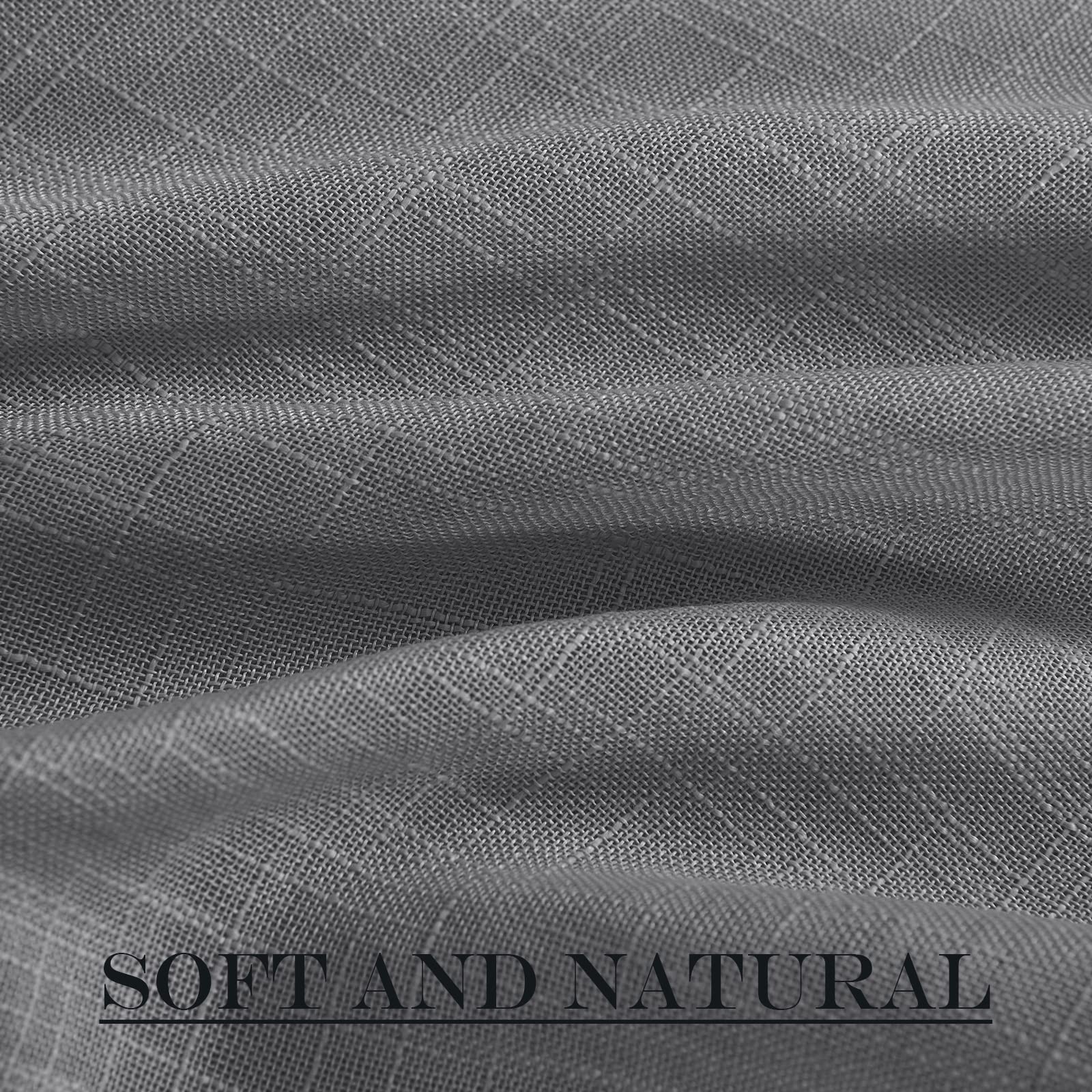 French Door Curtain with Tieback 50 Inches Long Curtains