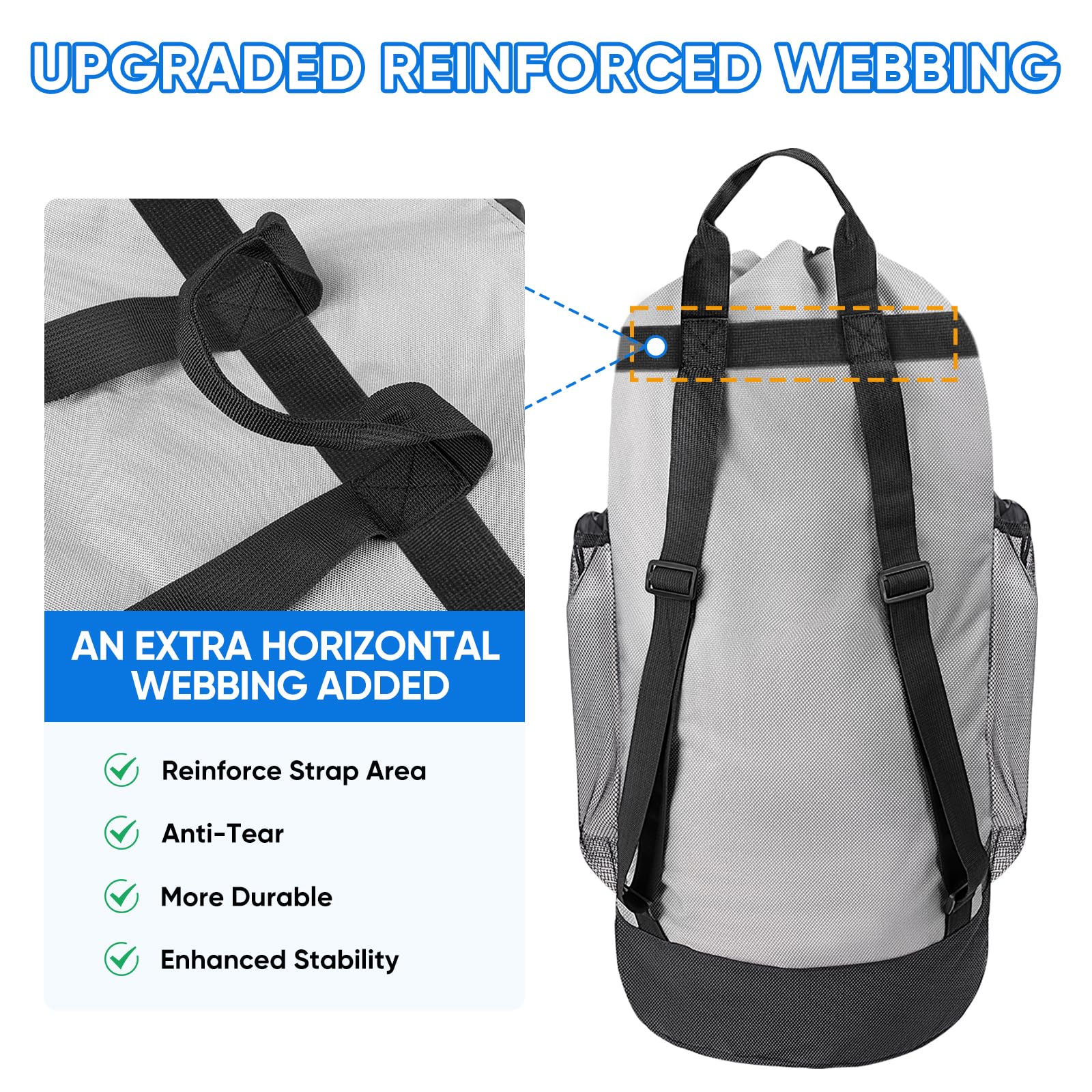 150L Laundry Bag Backpack