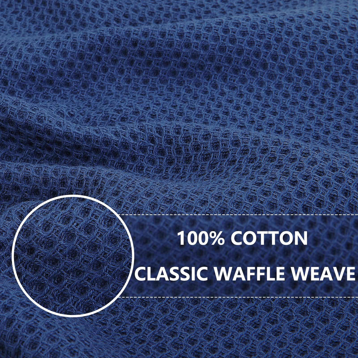 100% Cotton Waffle Weave Kitchen Dish Towels 18 (18 Count)