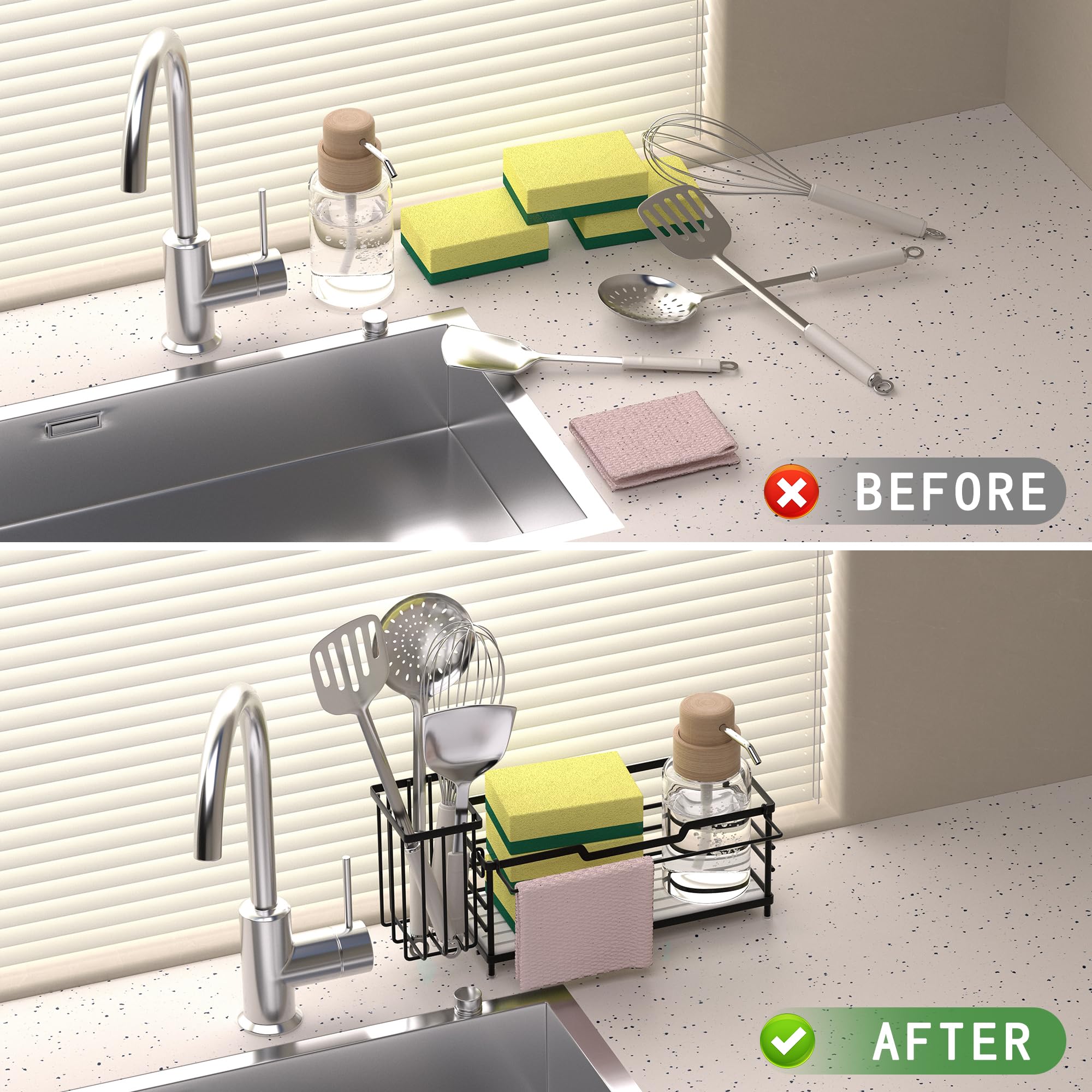 Sponge Holder for Kitchen Sink
