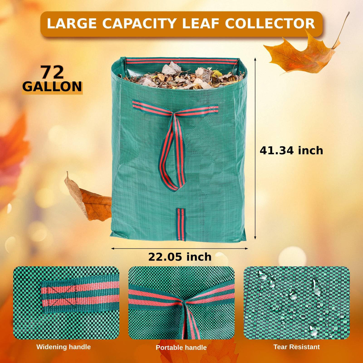 72 Gallon Leaf Collector 3 (3 Count)