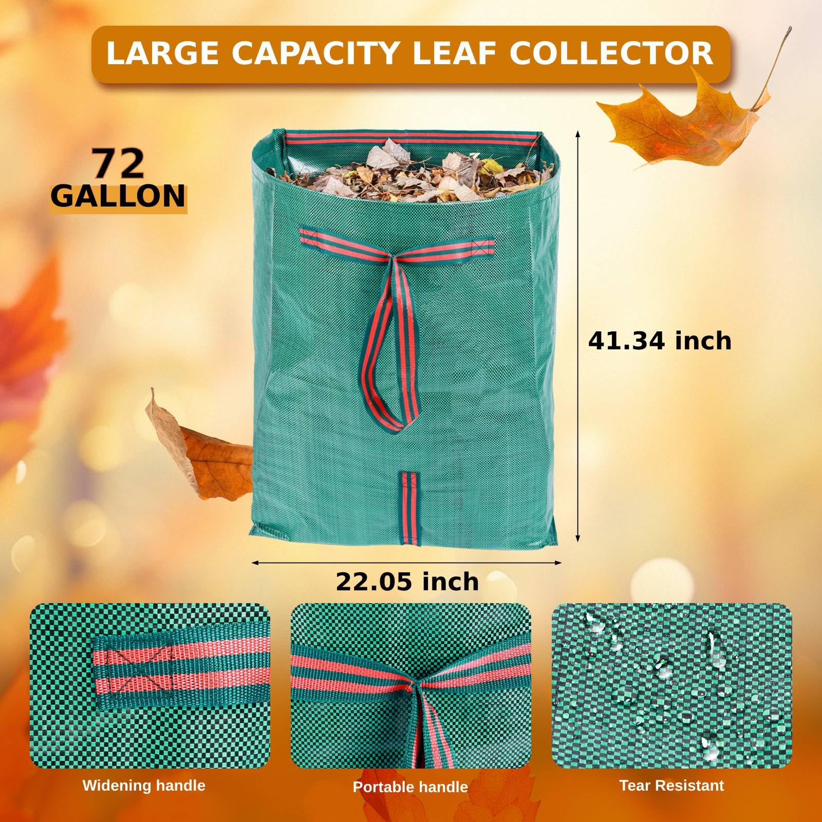 72 Gallon Leaf Collector 3 (3 Count)