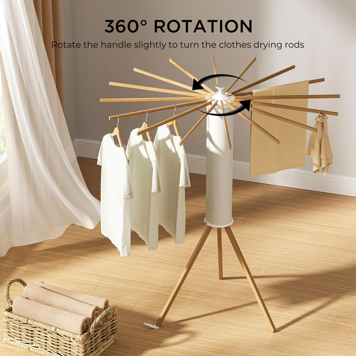 Tripod Clothes Drying Rack