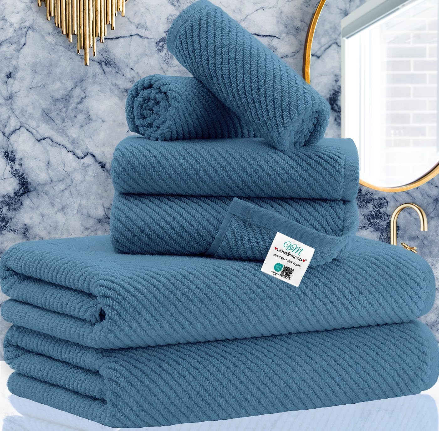 6PC Towel Set (6 Count)