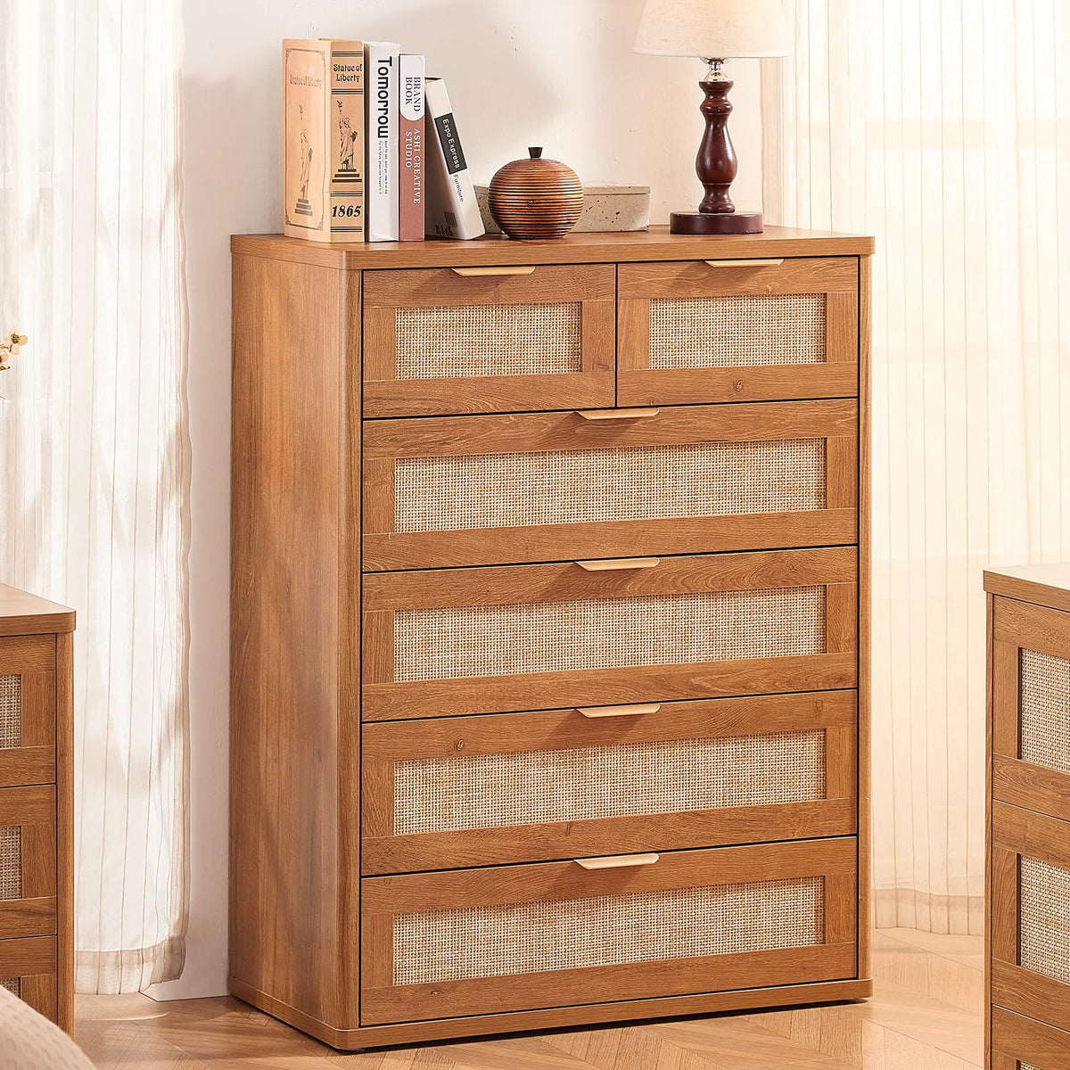 Rattan Dresser for Bedroom Set 2