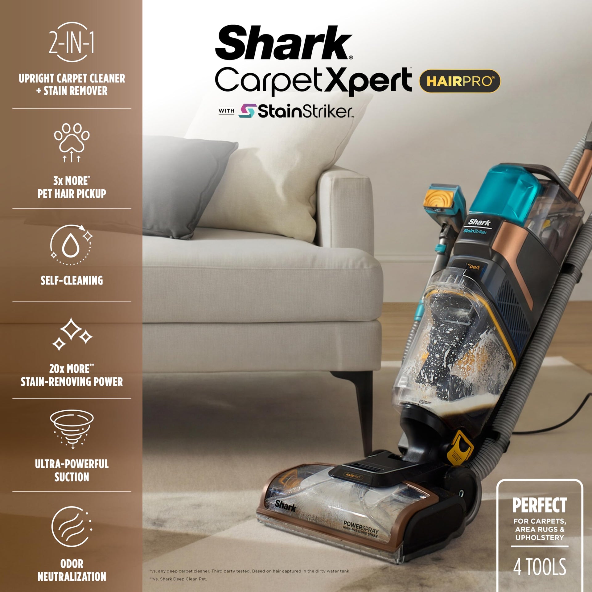 CarpetXpert HairPro StainStriker Carpet & Stain Cleaner