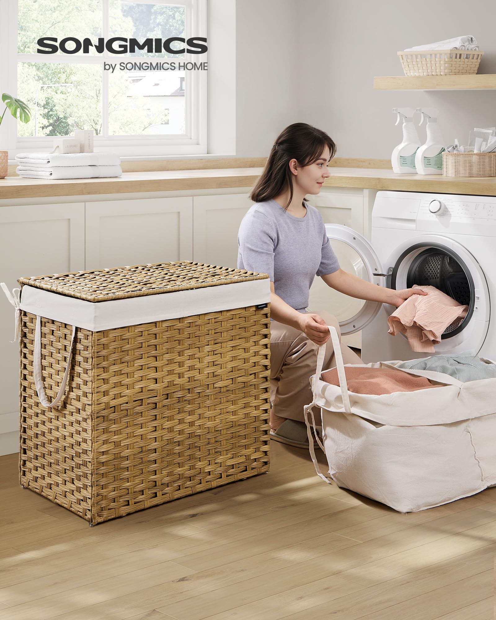 Laundry Hamper with Lid