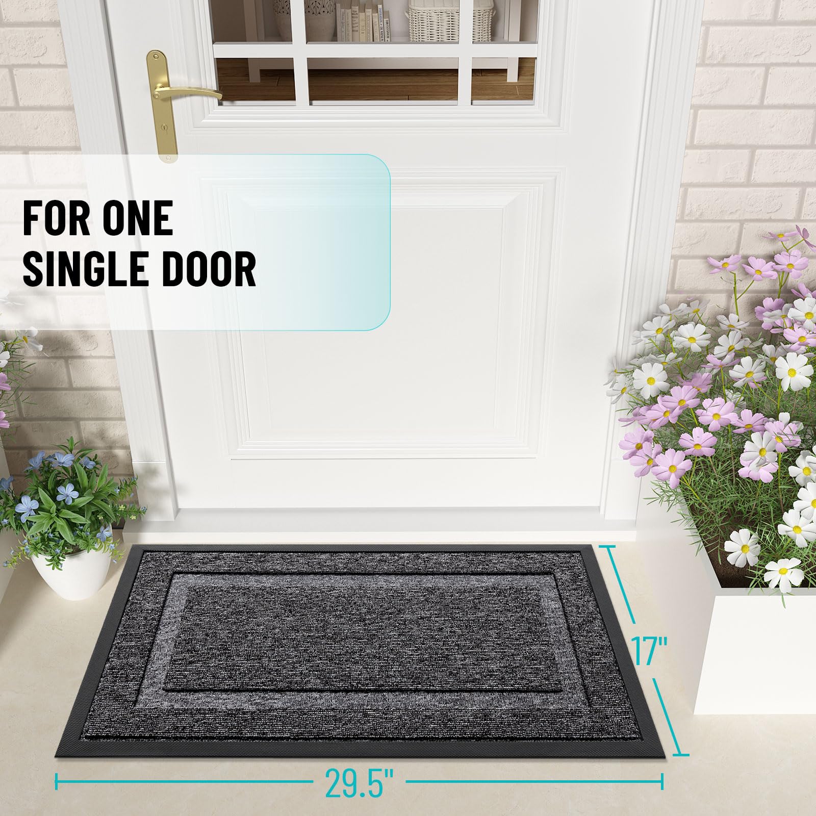 Front Door Mat Outside 29.5x17