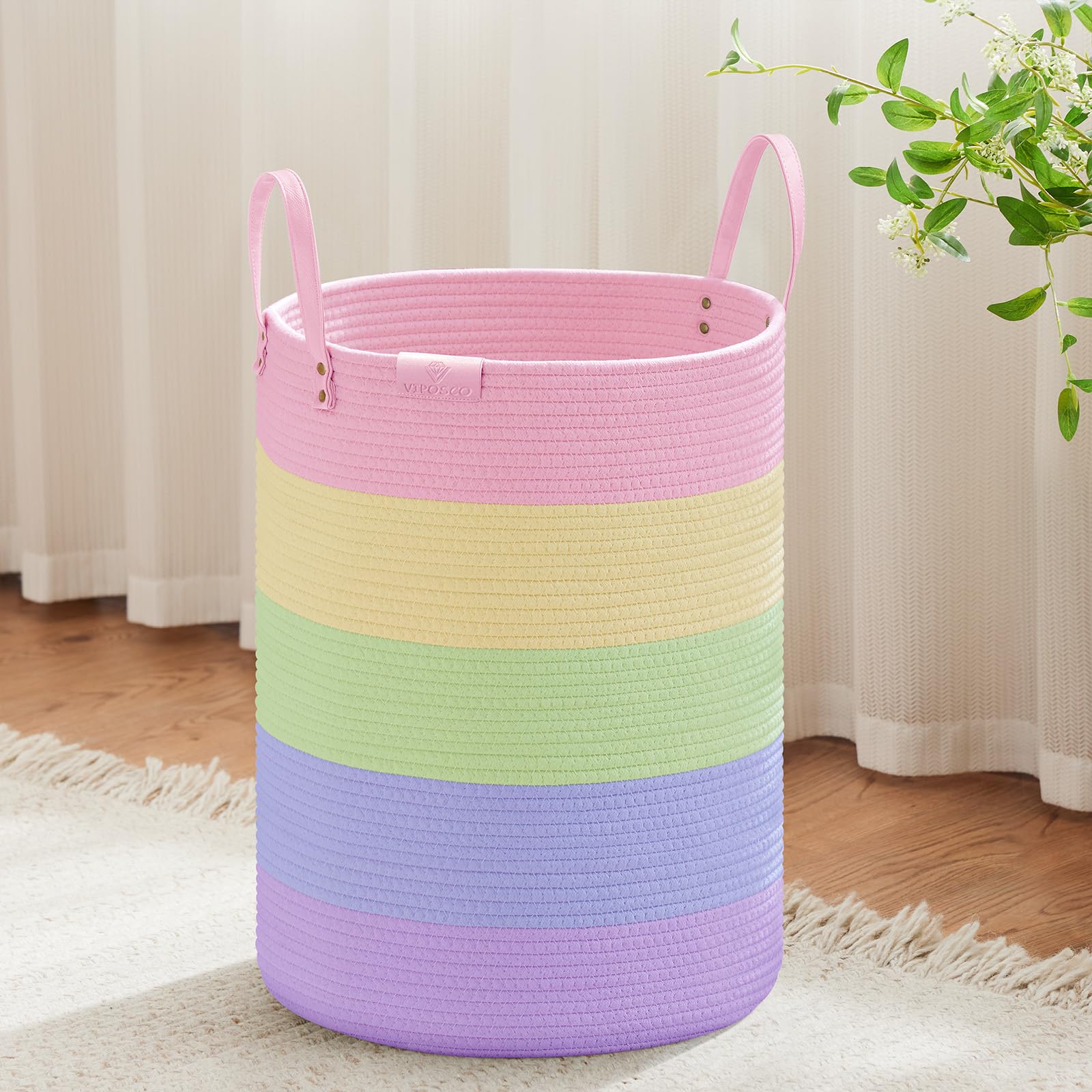 58L Tall Woven Rope Laundry Hamper (1961.2133 Fl Oz) - ModHome Supplies