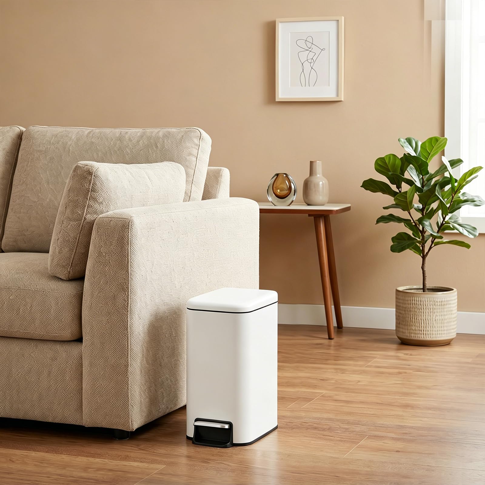 Small Bathroom Trash Can w
