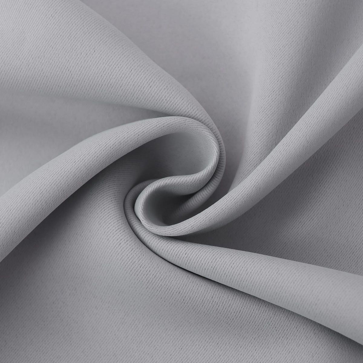 Light Grey Blackout Curtains 90 Inches Length (2 Count)