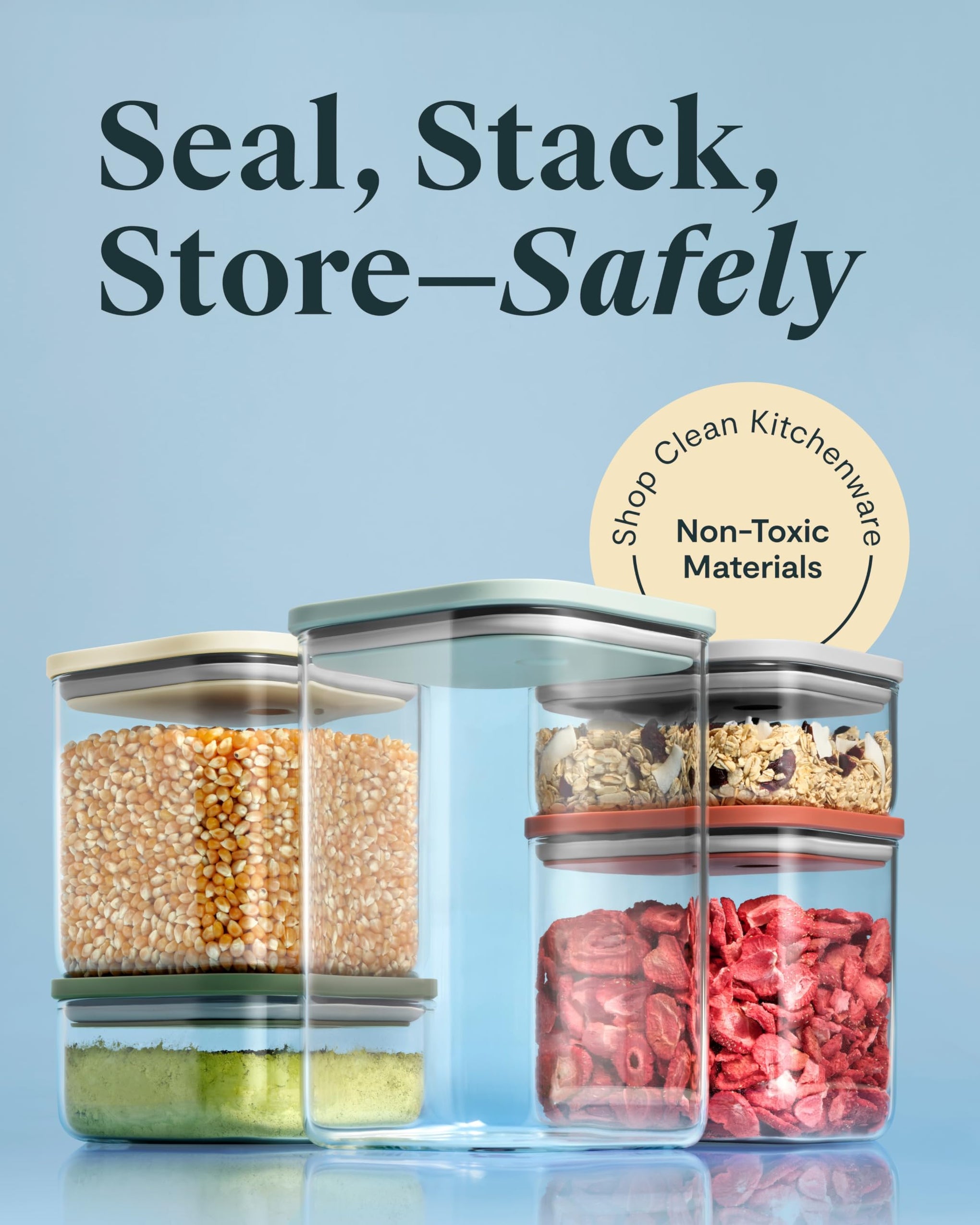 26 Piece Ultimate Airtight Glass Food Storage Containers with Lids
