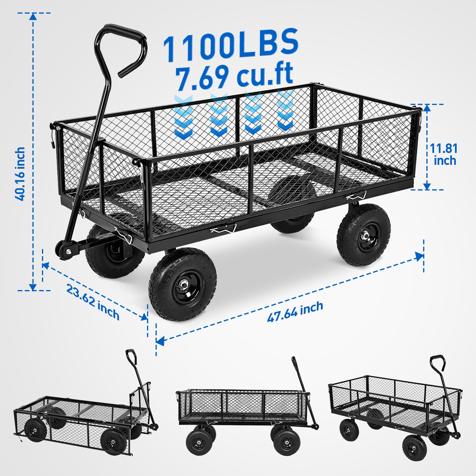 Steel Garden Carts
