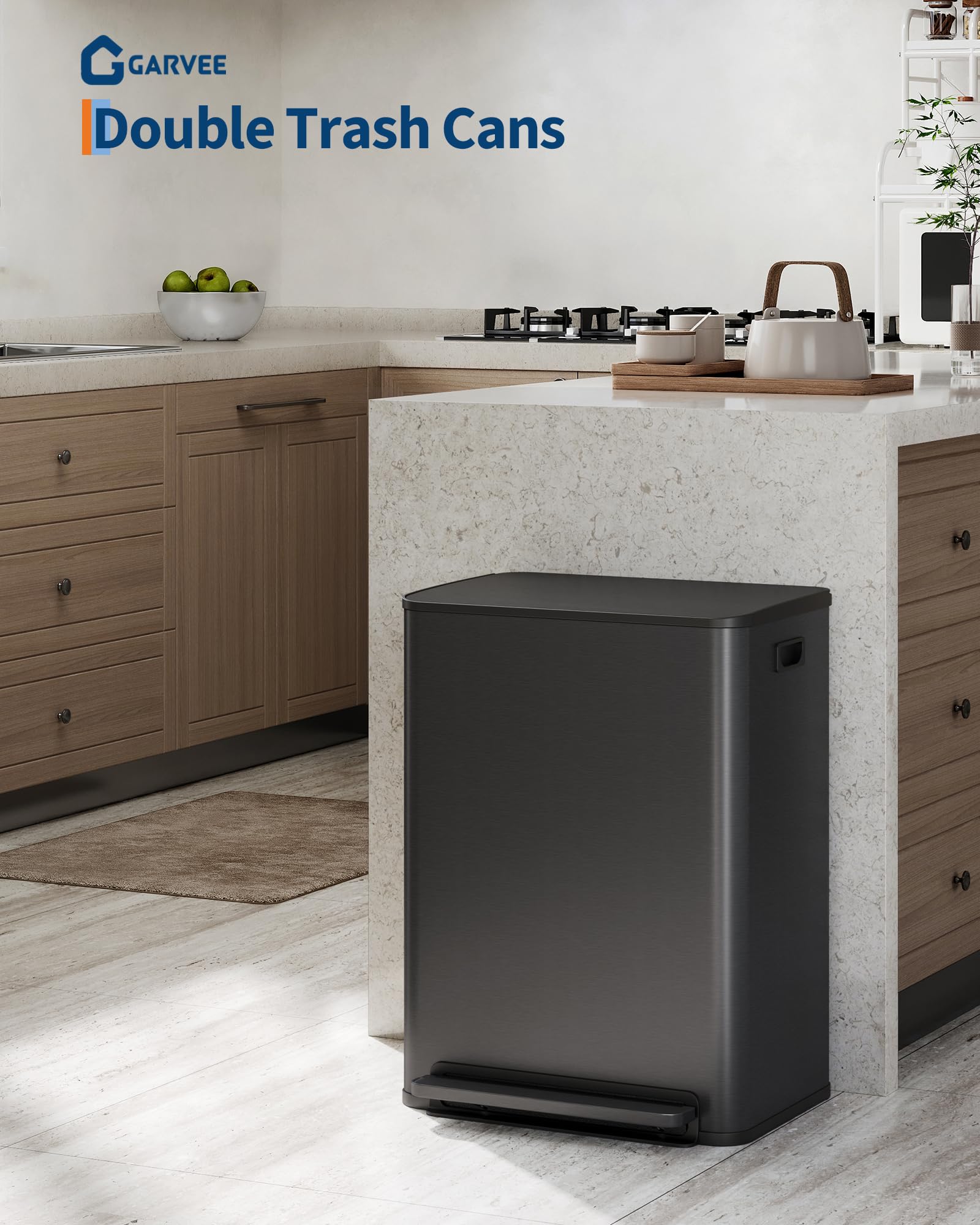 60 L 16 gal Kitchen Trash Can