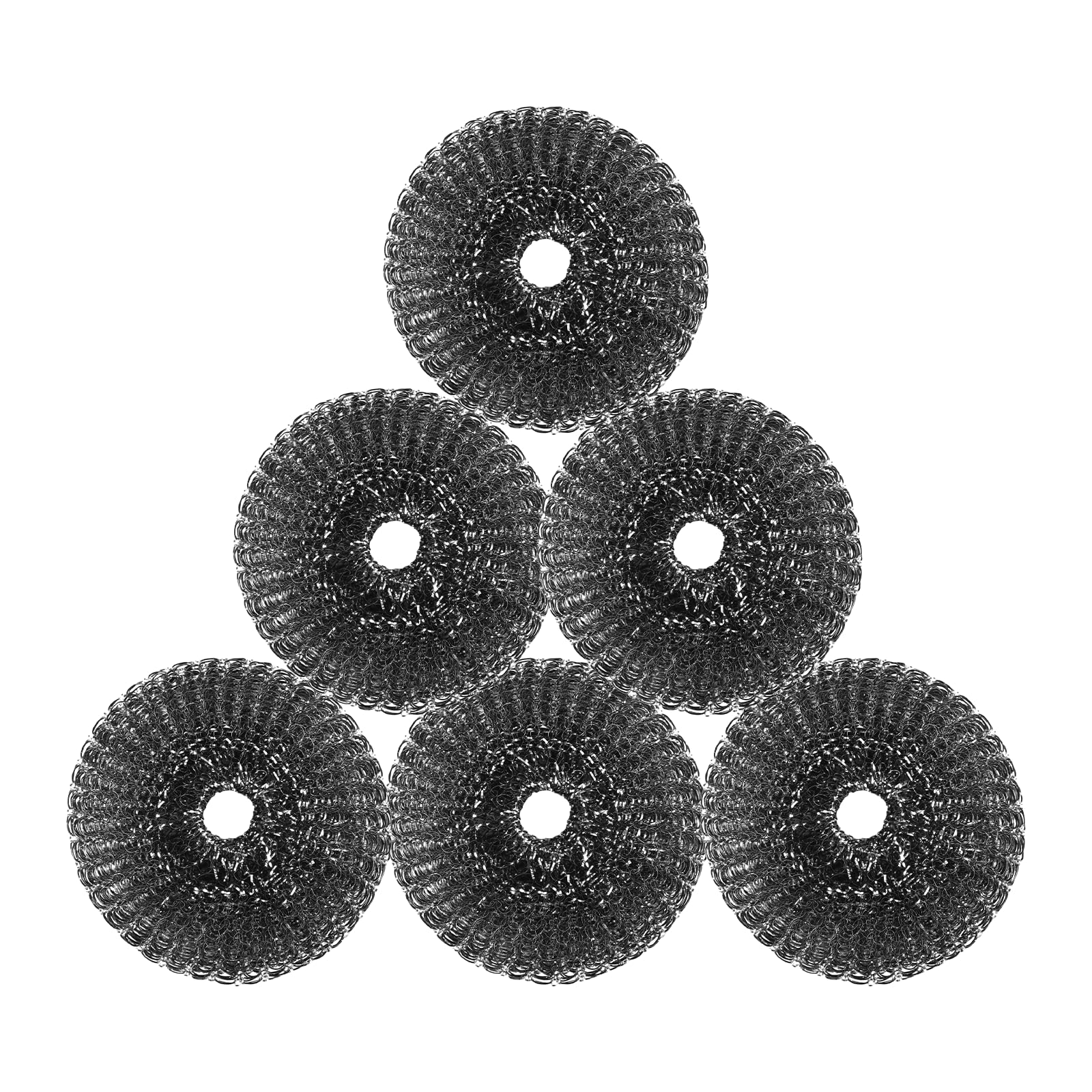 6 Pcs Steel Wool Scrubber (6 Count)