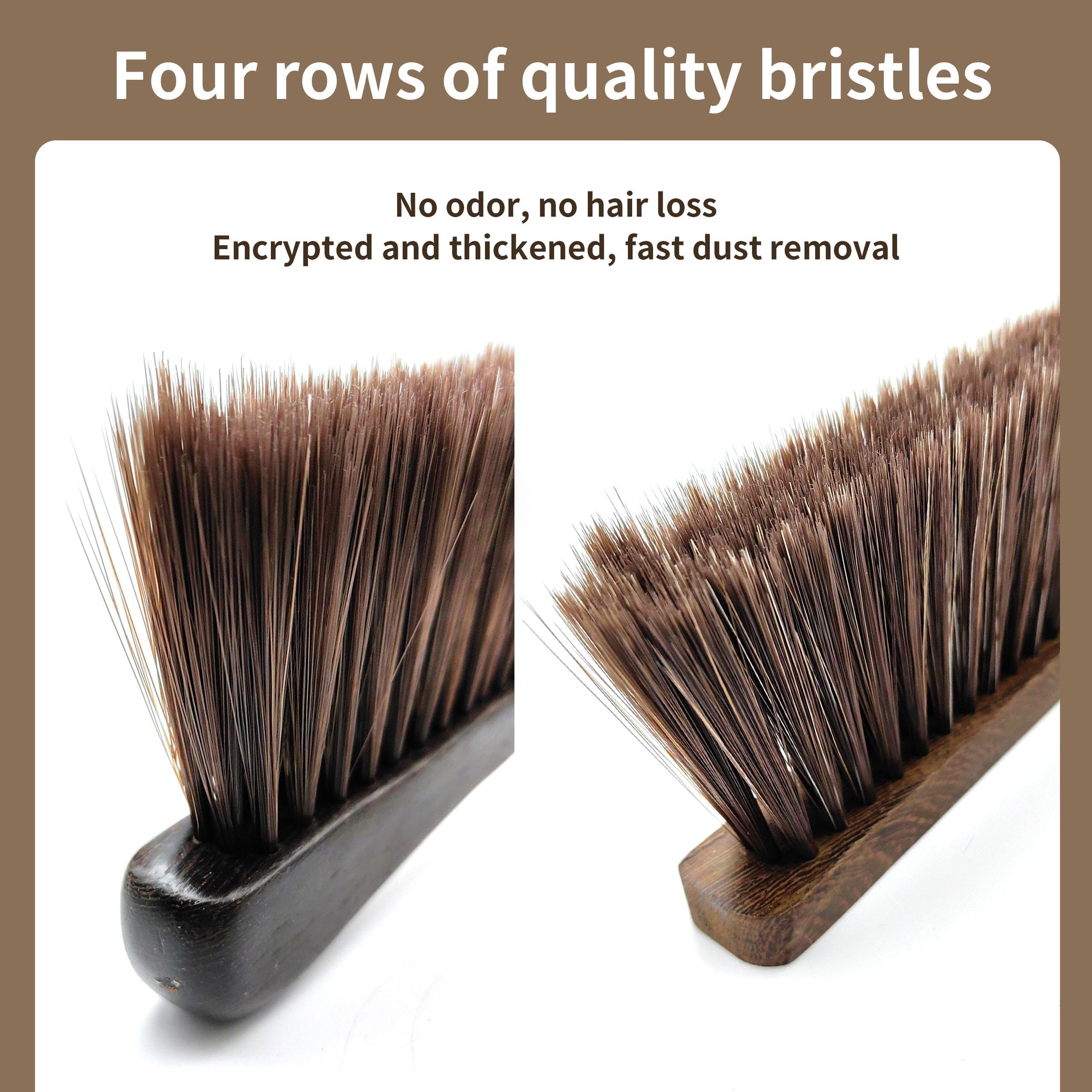 2 Pcs Wooden Hand Broom Brush (2 Count)