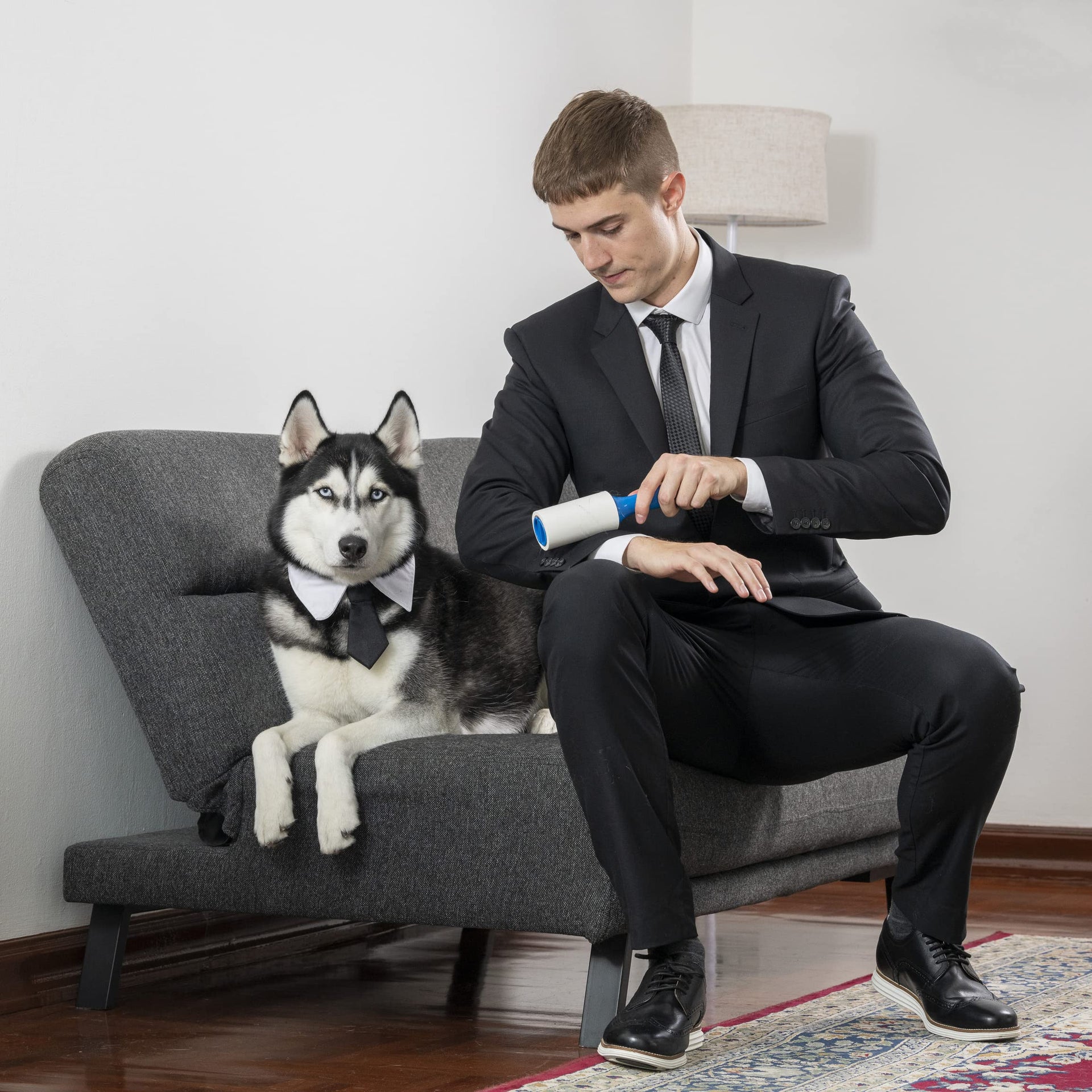Extra Sticky Lint Roller Mega Value Set 450 Sheets for Pet Hair Removal and Clothes