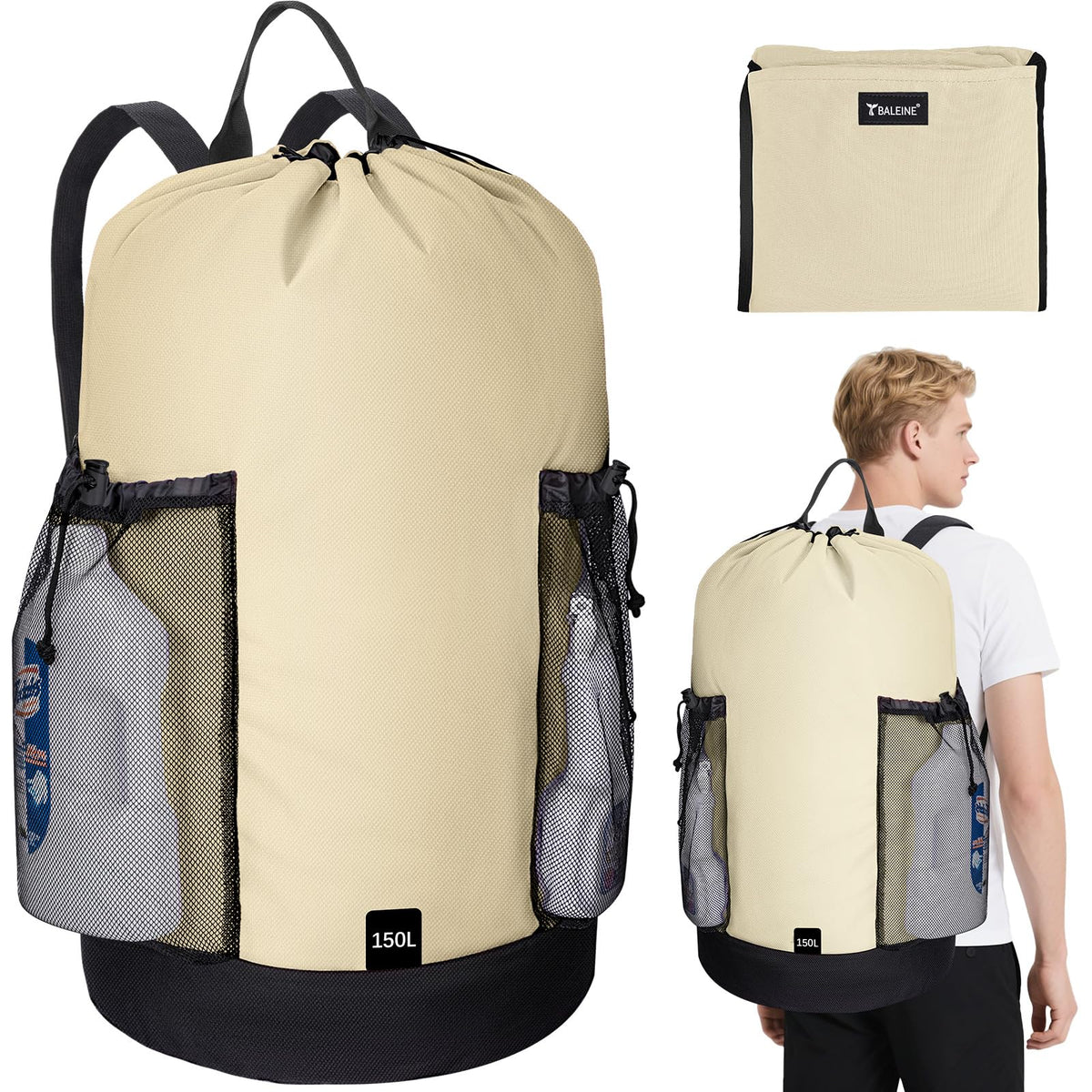 150L Laundry Bag Backpack