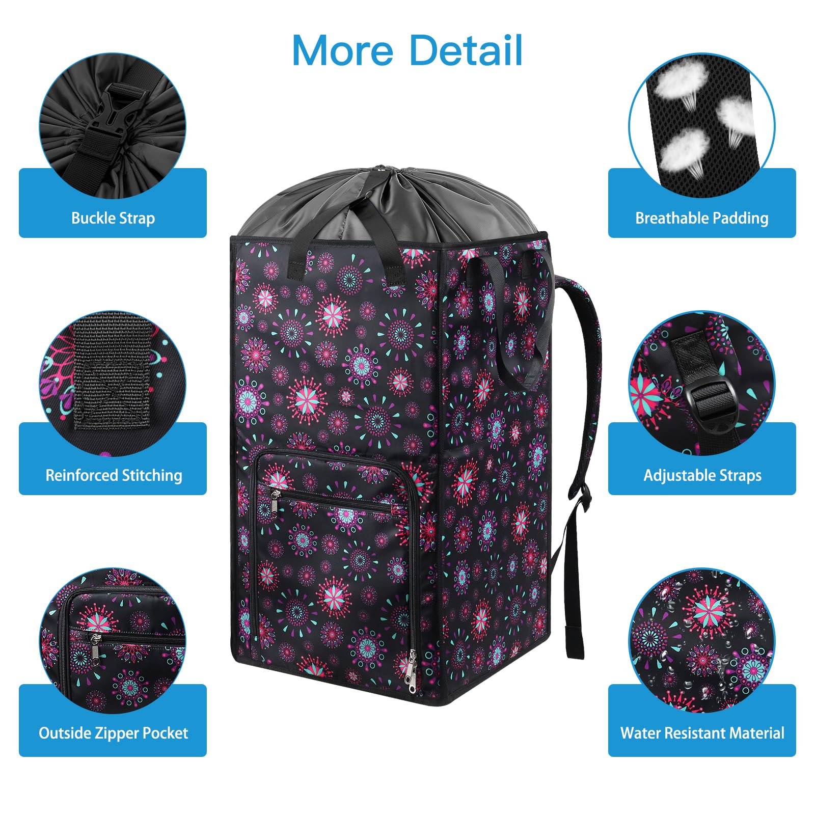 Laundry Backpack Bag for Women Girls