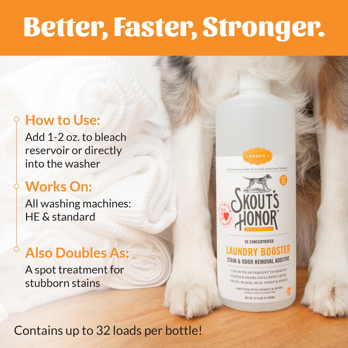 Pet Laundry Booster (32 Fl Oz)