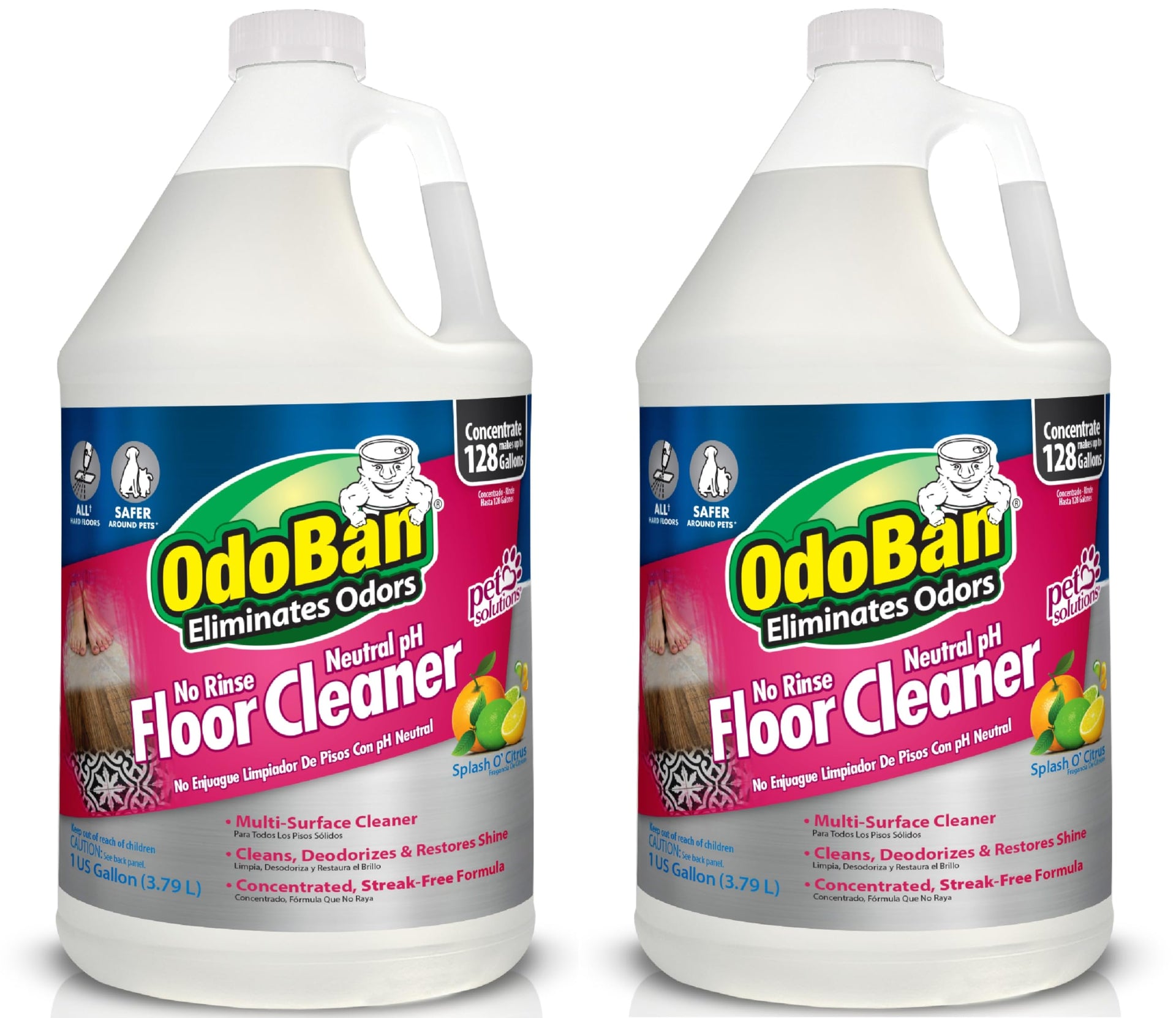 Pet Solutions No Rinse Neutral pH Floor Cleaner Concentrate (256 Fl Oz)