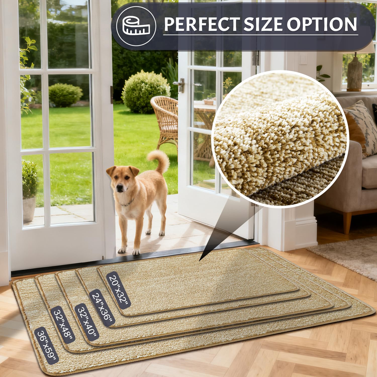 Dirt Trapper Door Mat 24" x 36"