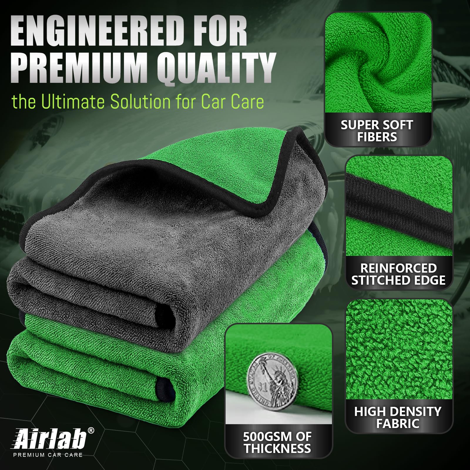Microfiber Towels Cars Wash Drying Cleaning Cloth (570 Count)