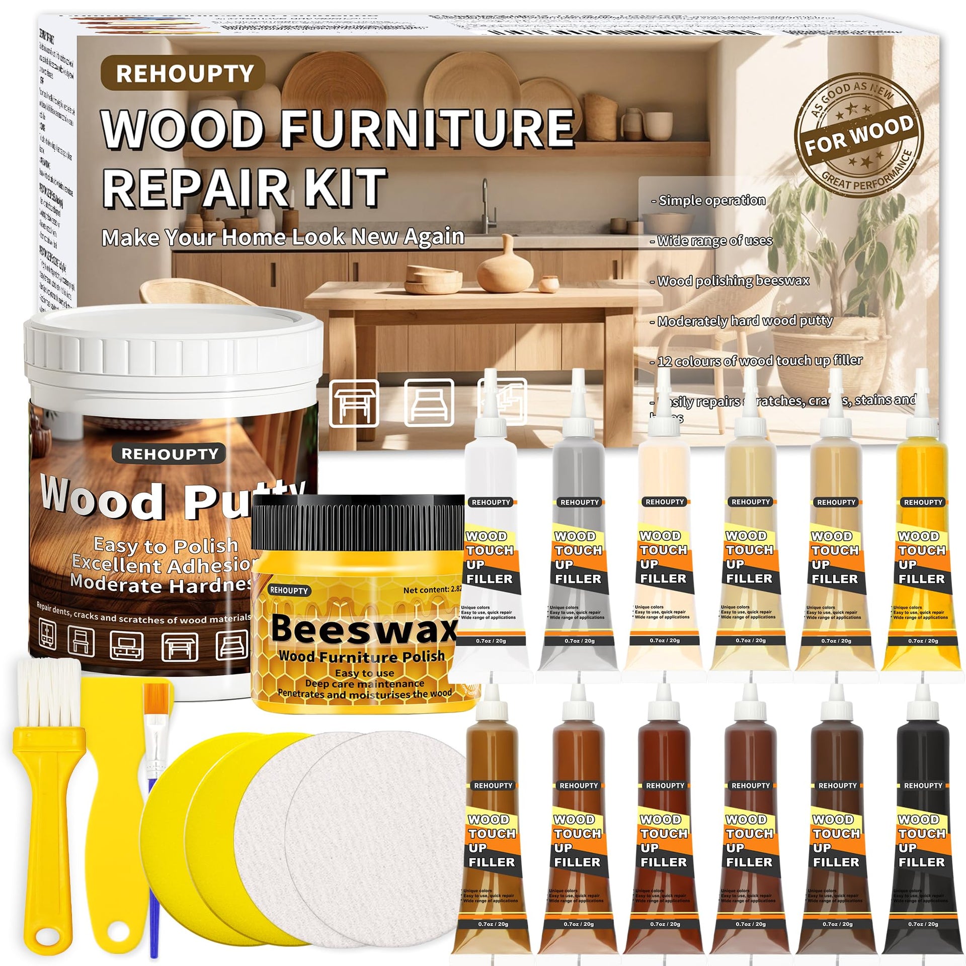 Wood Furniture Repair Kit