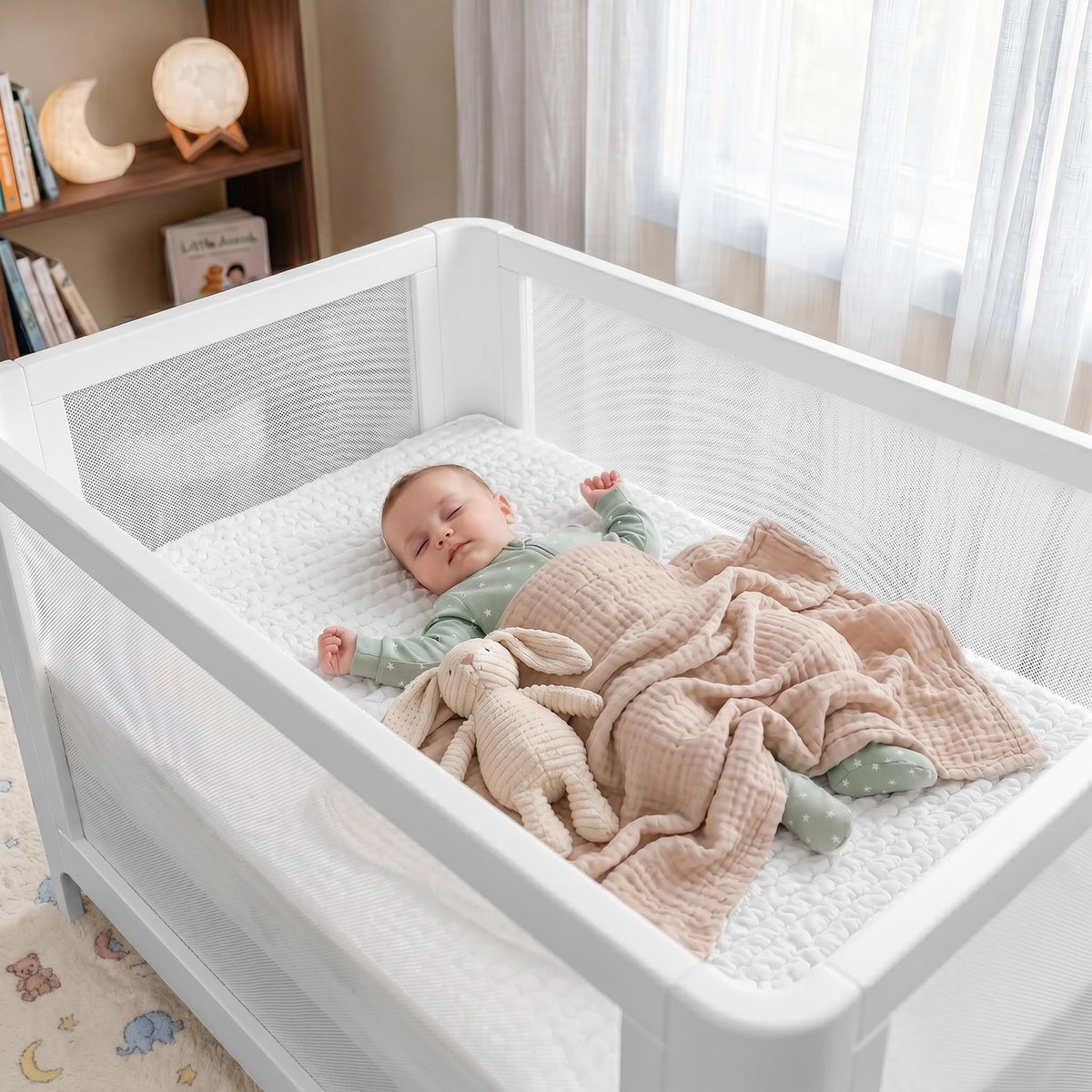 PAULATO BY GA.I.CO Waterproof Crib Mattress Protector