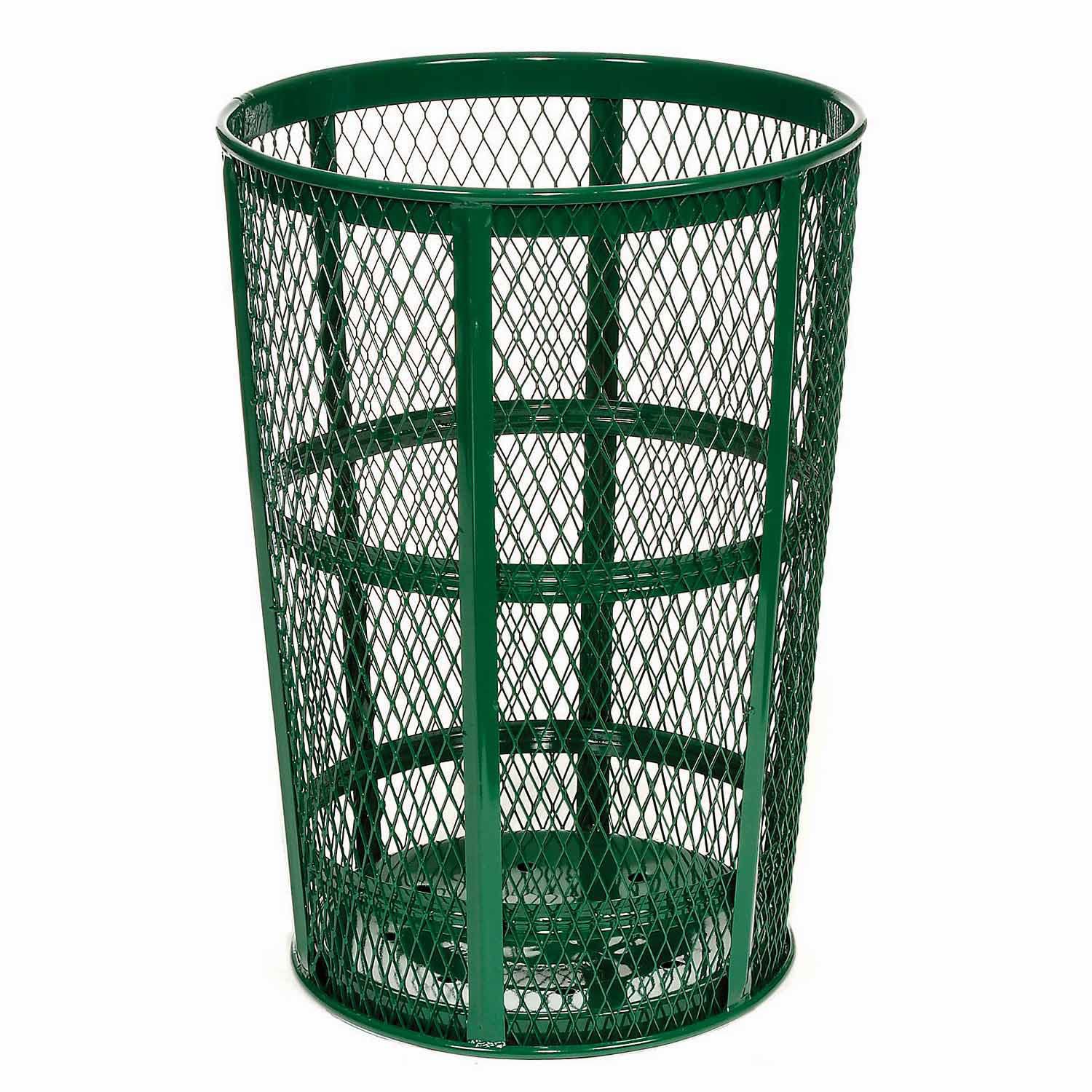 Outdoor Metal Trash Container