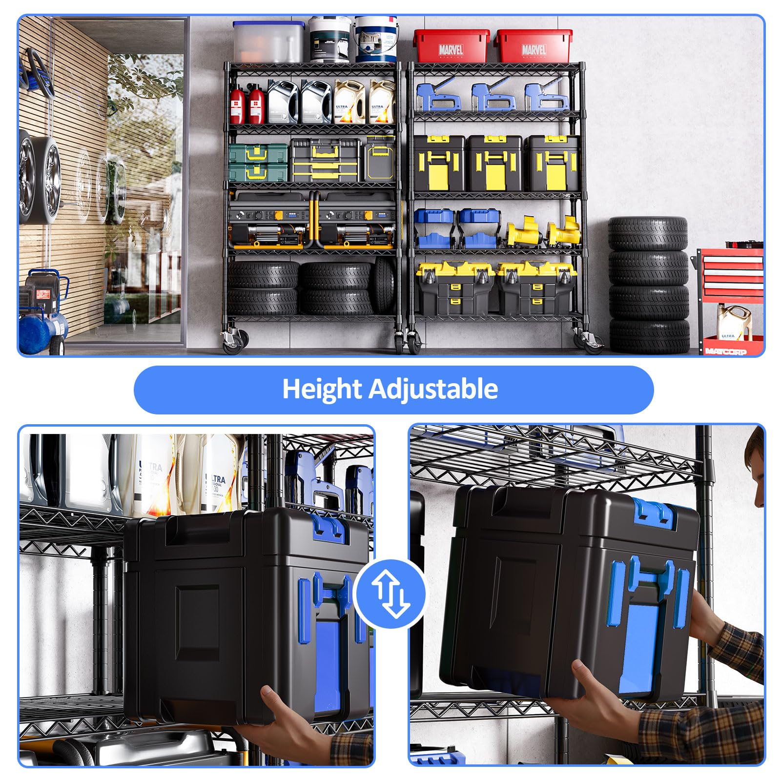 5 Tier Garage Shelving