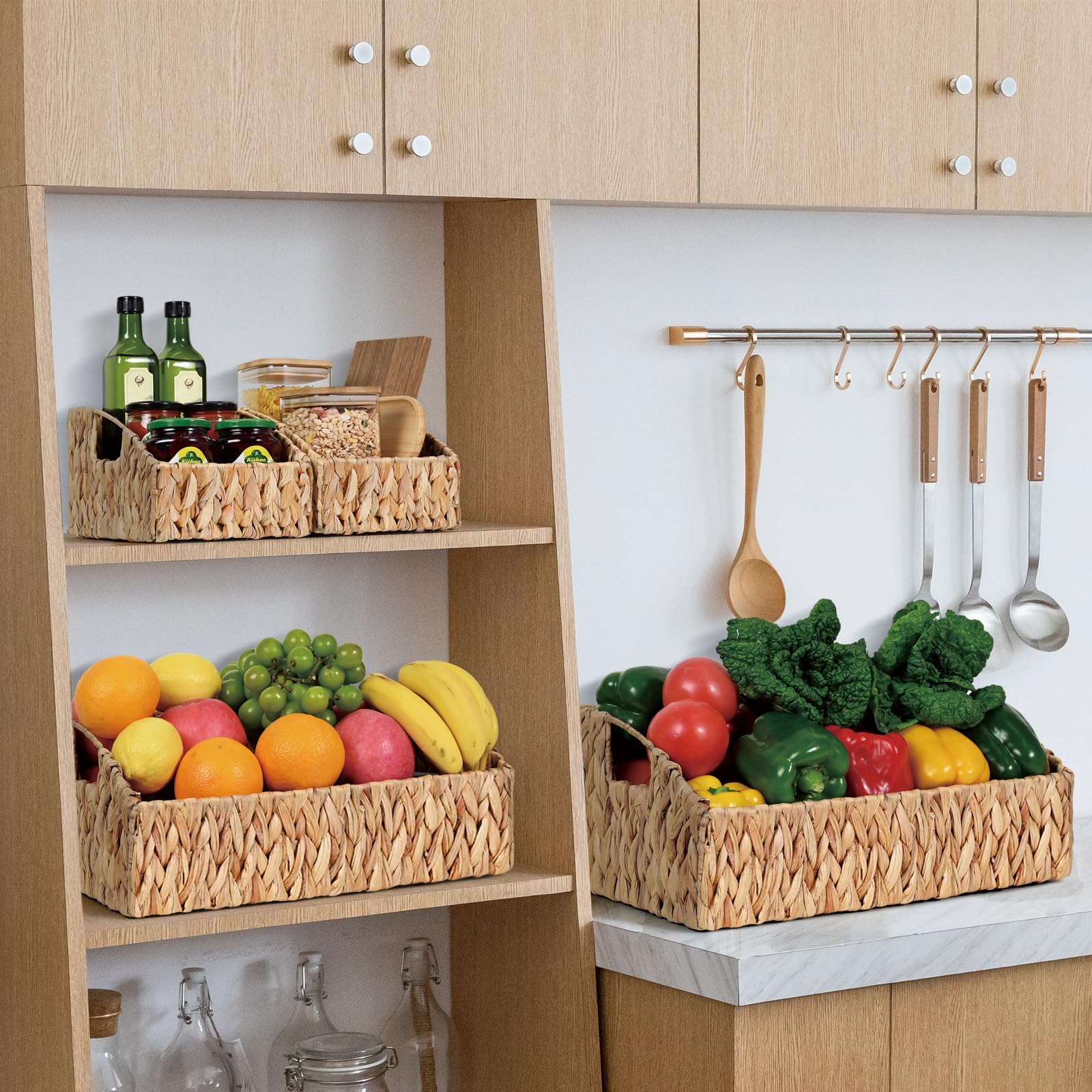 Pantry Baskets for Organizing (3 Count)