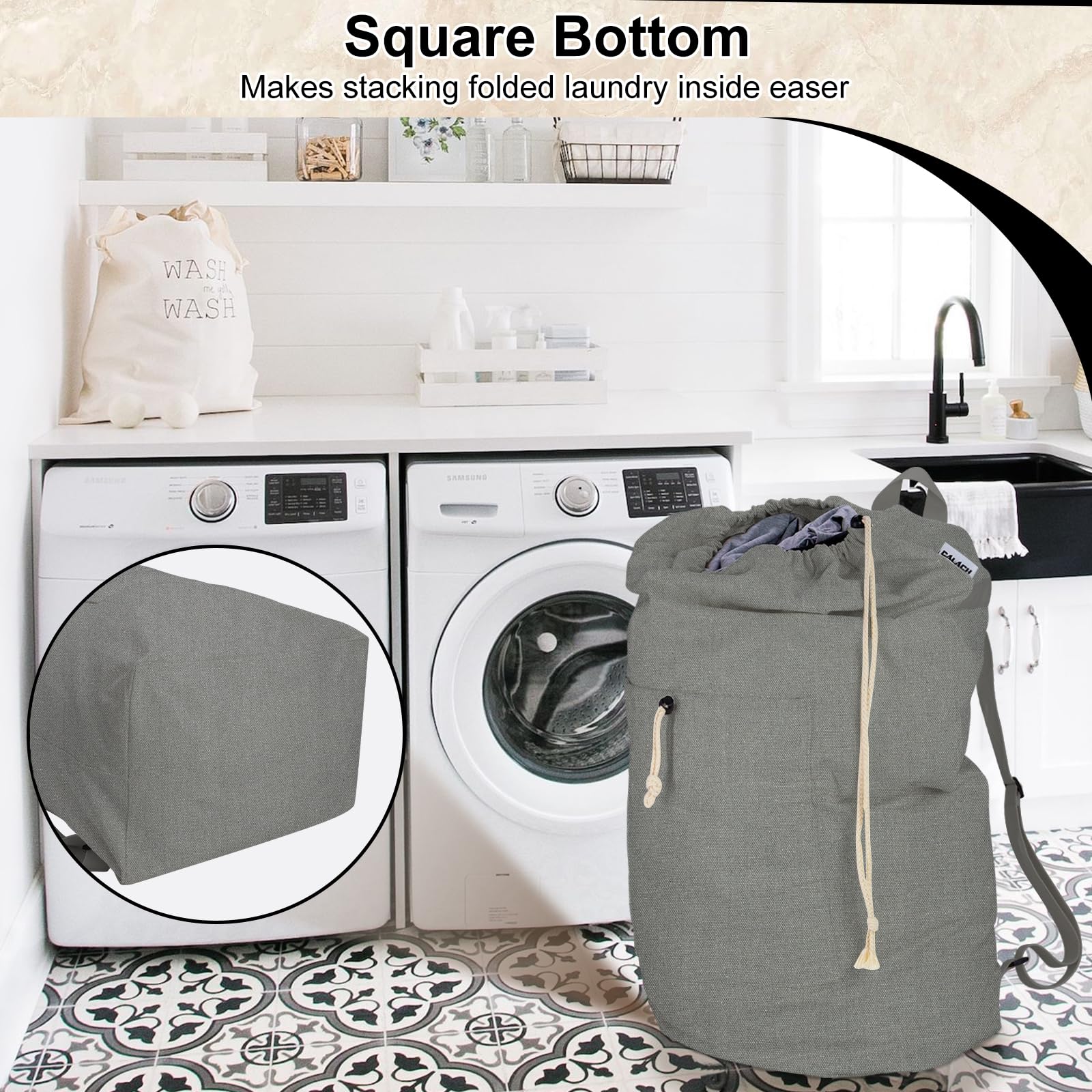 Laundry Bag Backpack