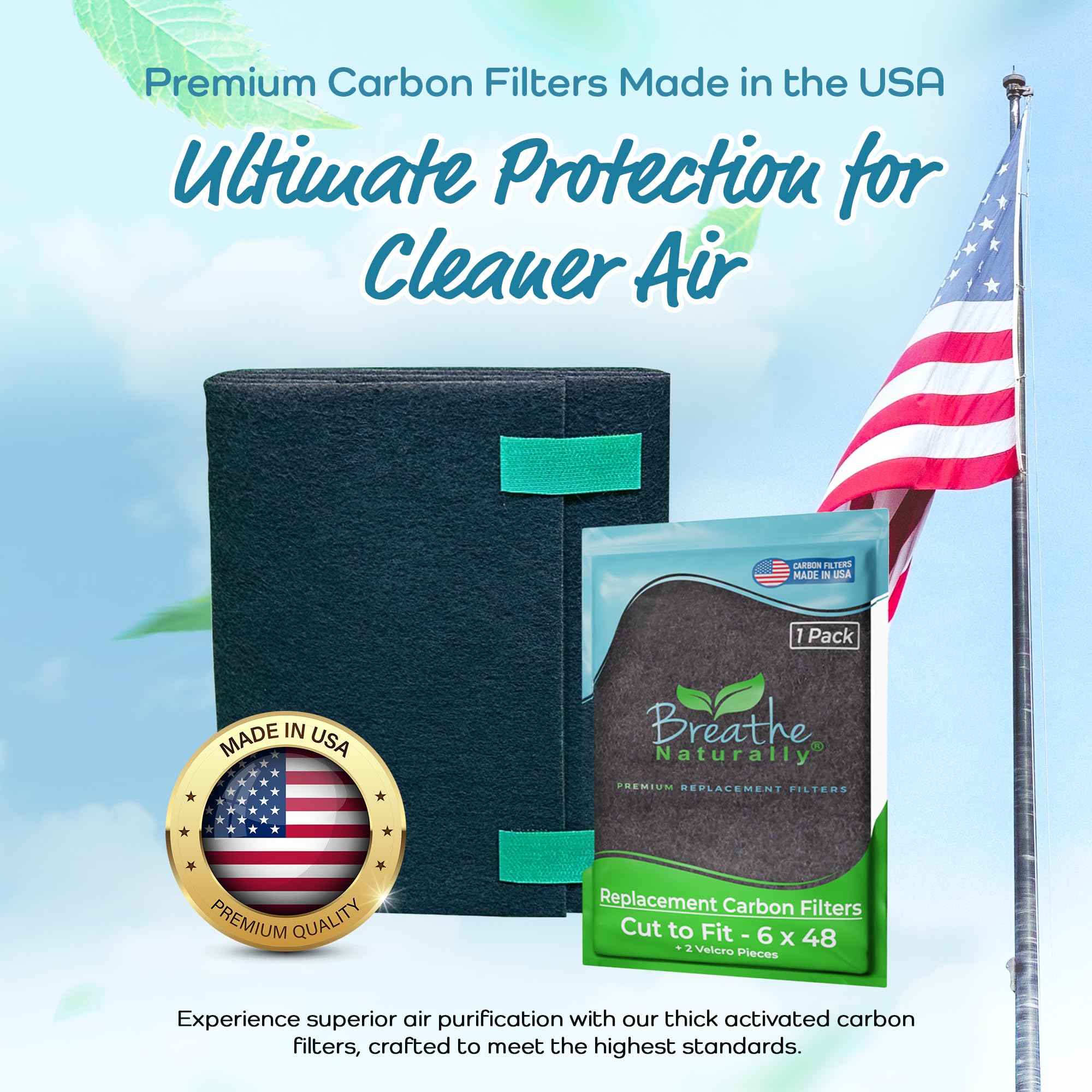 Universal Cut To Fit Carbon Activated Air Filter